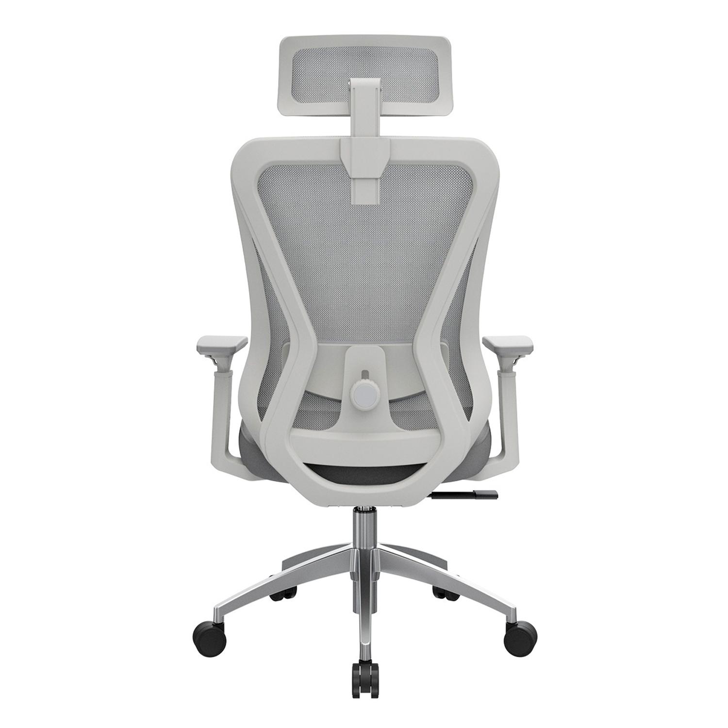 SILLA ERGONÓMICA DOLFIN SYNCRO BRAZOS 3D PRESIDENTE ALUMINIO GRIS OFIDEAS - 4