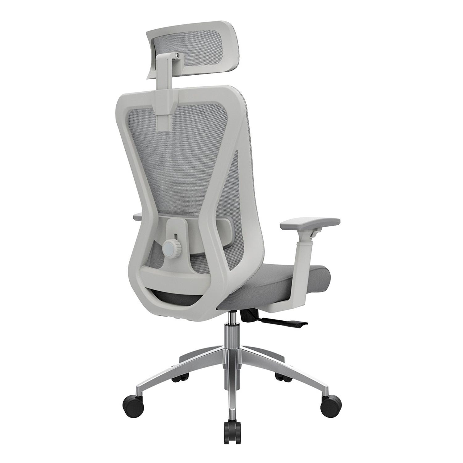 SILLA ERGONÓMICA DOLFIN SYNCRO BRAZOS 3D PRESIDENTE ALUMINIO GRIS OFIDEAS - 5