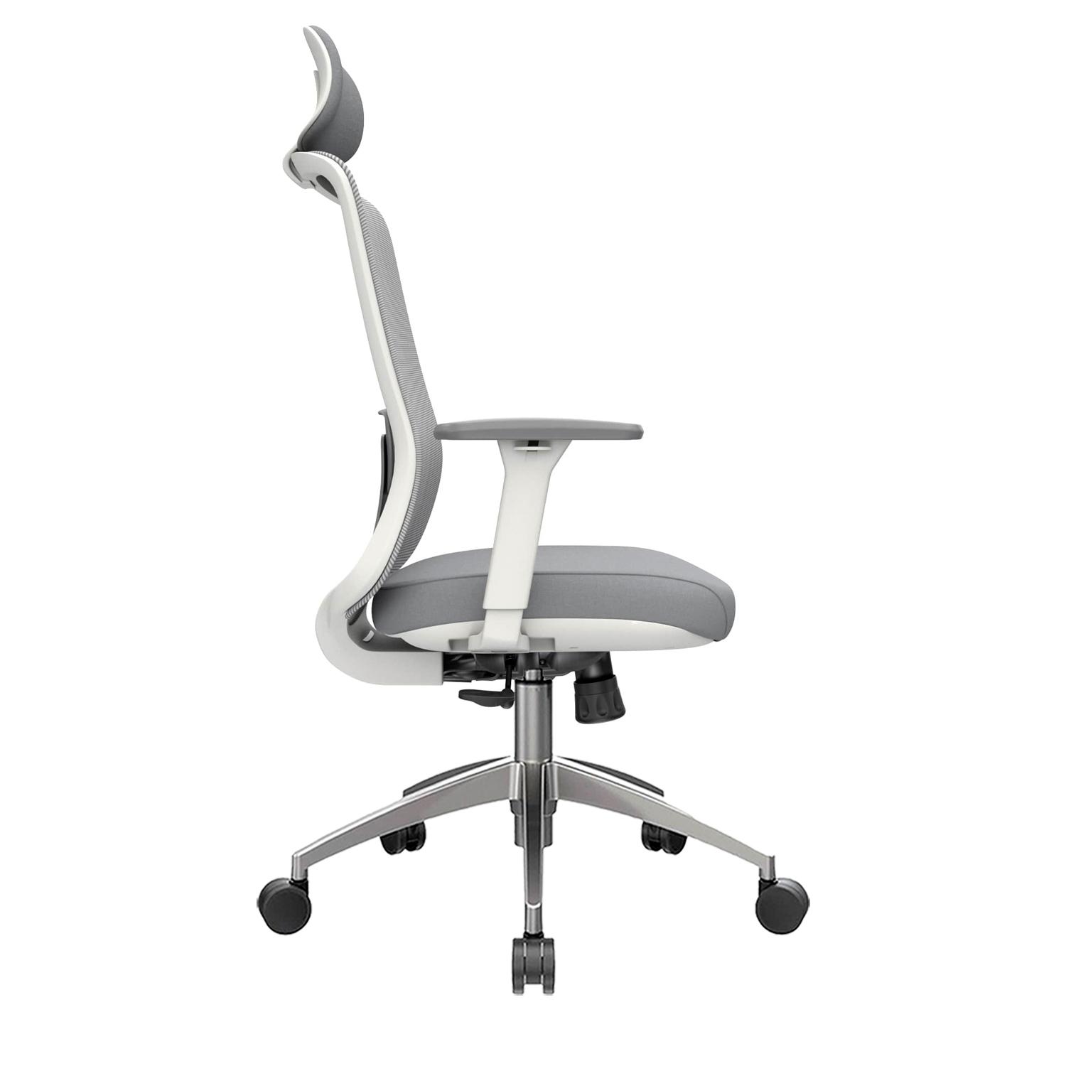 SILLA ERGONÓMICA MILANO PRESIDENTE ALUMINIO GRIS OFIDEAS - 2