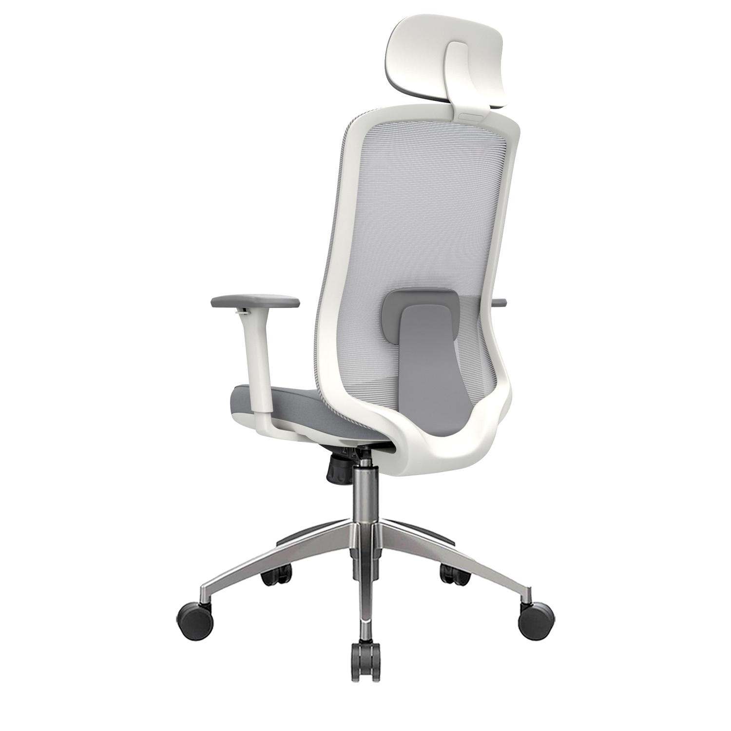 SILLA ERGONÓMICA MILANO PRESIDENTE ALUMINIO GRIS OFIDEAS - 4