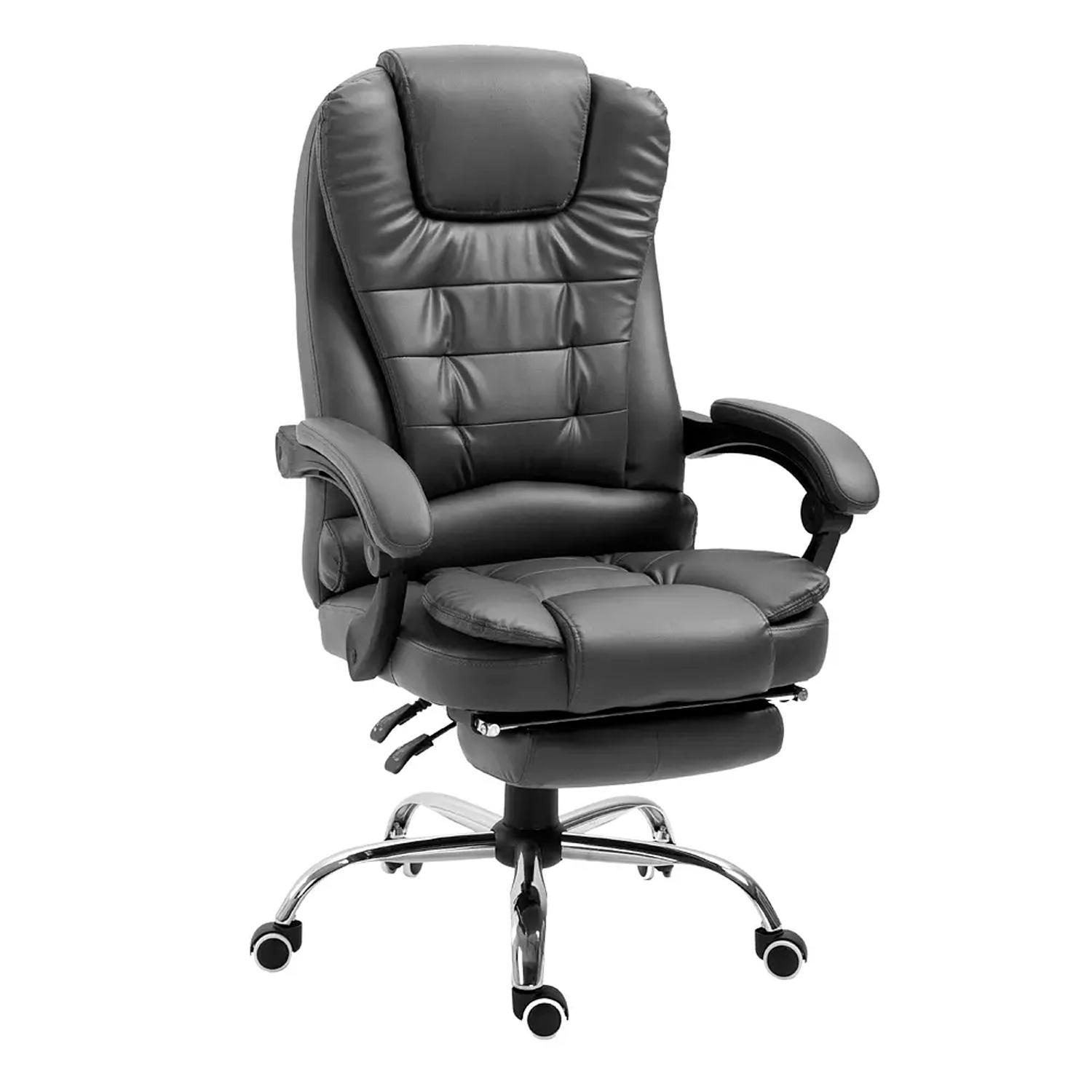 SILLA RECLINABLE DAFI PRO CUERO NEGRO OFIDEAS - 2