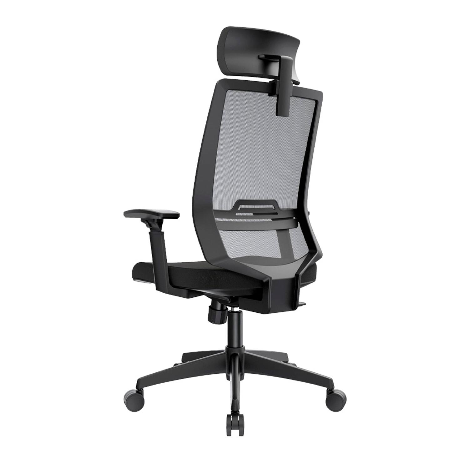 SILLA ERGONÓMICA AERON PRESIDENTE BRAZOS 3D NYLON NEGRO OFIDEAS - 4