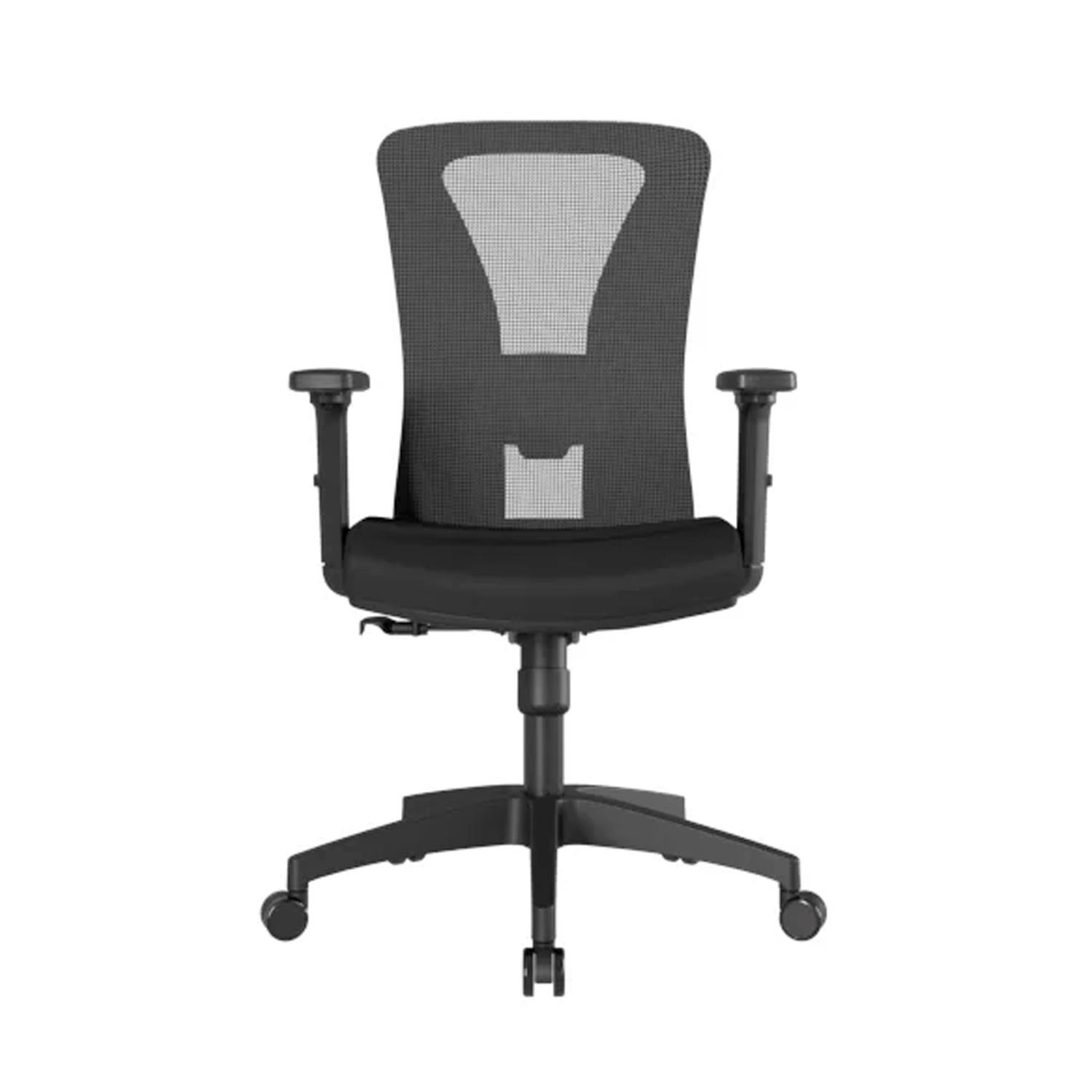 SILLA ERGONÓMICA VERSALLES GERENTE BRAZOS 3D NYLON NEGRO OFIDEAS - 2
