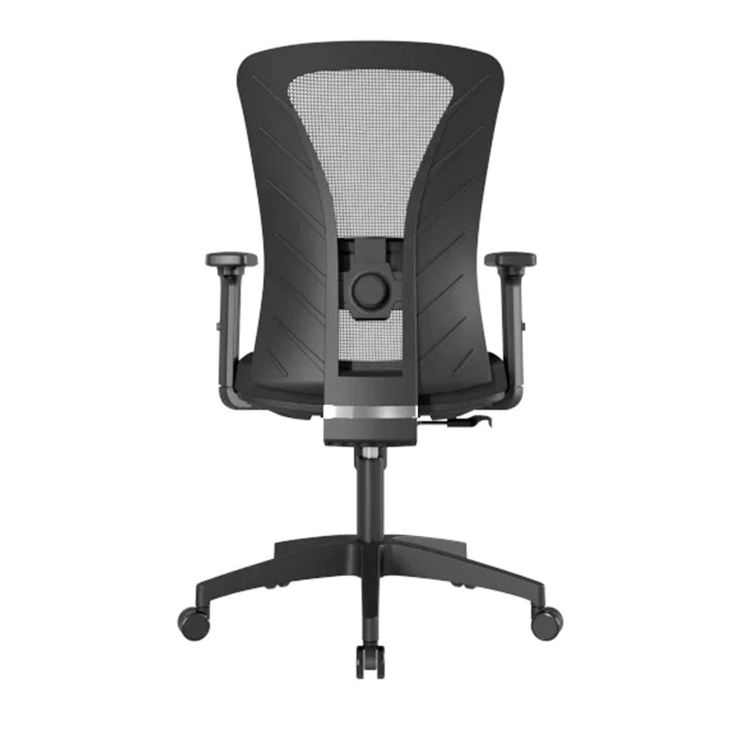 SILLA ERGONÓMICA VERSALLES GERENTE BRAZOS 3D NYLON NEGRO OFIDEAS - 4