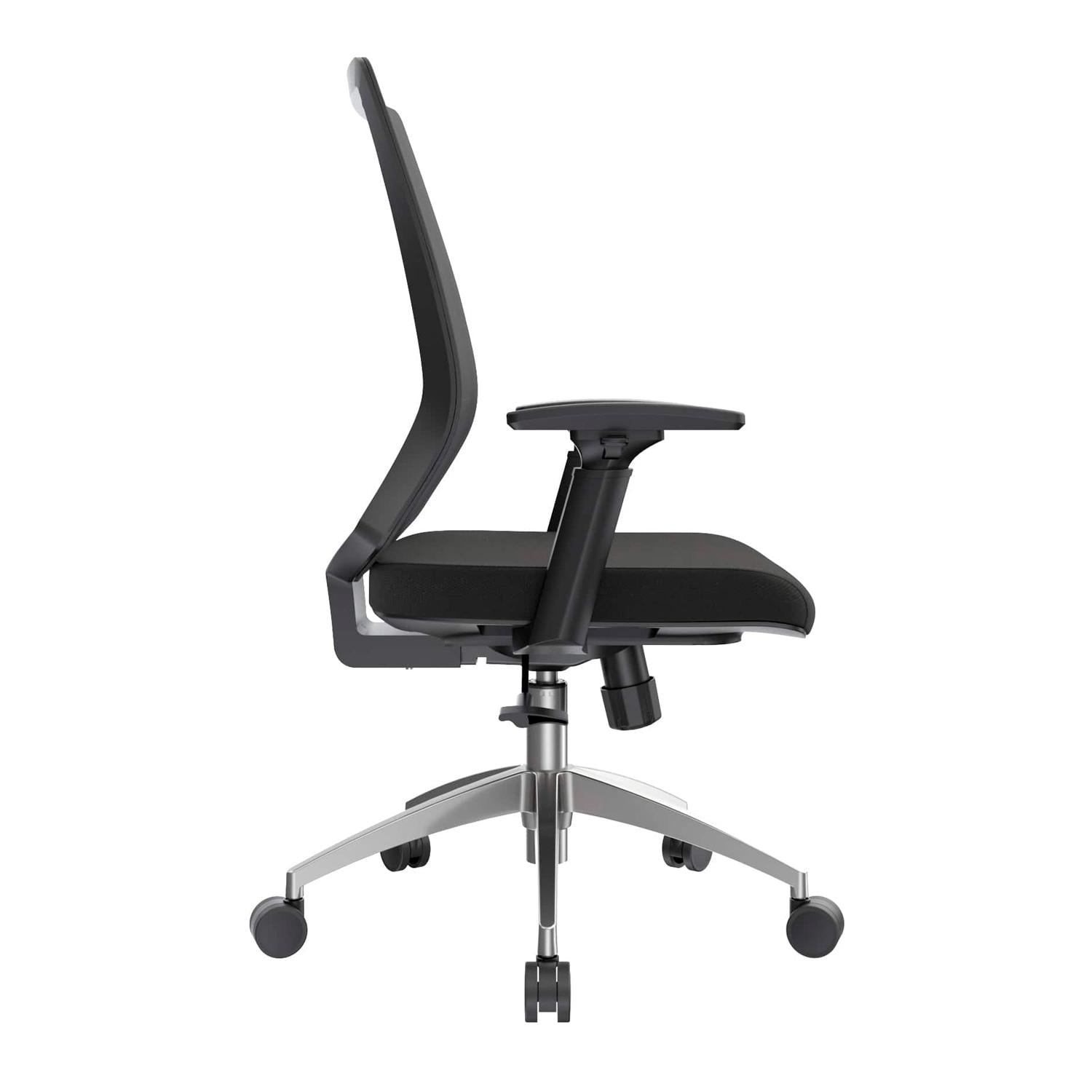 SILLA ERGONÓMICA AERON GERENTE BRAZOS 3D ALUMINIO NEGRO OFIDEAS - 3