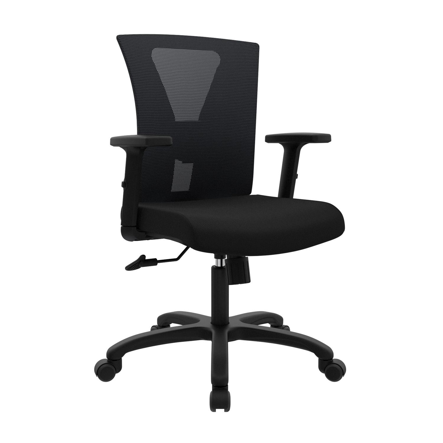 SILLA ERGONÓMICA NIX GERENTE BRAZOS 3D NYLON NEGRO OFIDEAS - 1