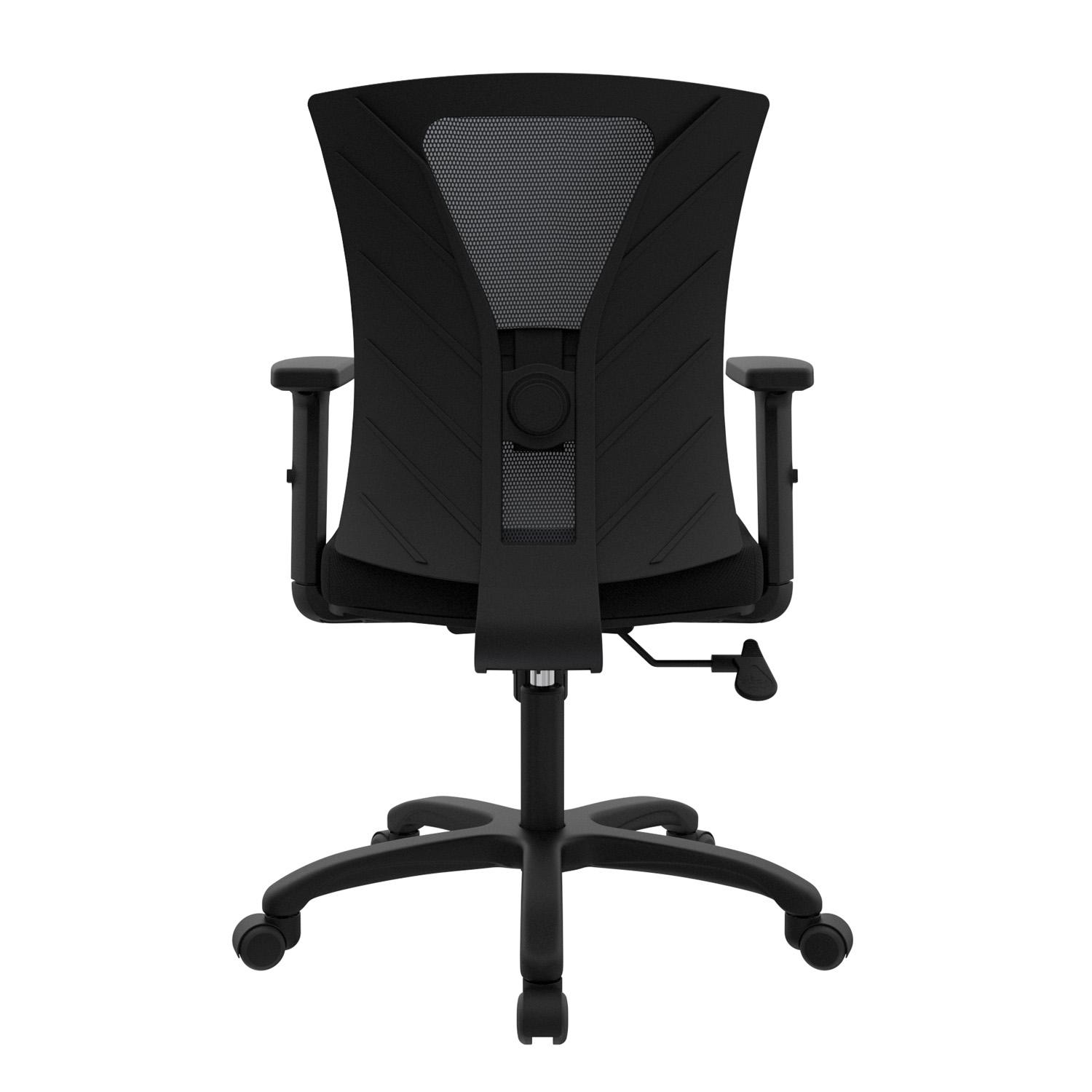 SILLA ERGONÓMICA NIX GERENTE BRAZOS 3D NYLON NEGRO OFIDEAS - 4