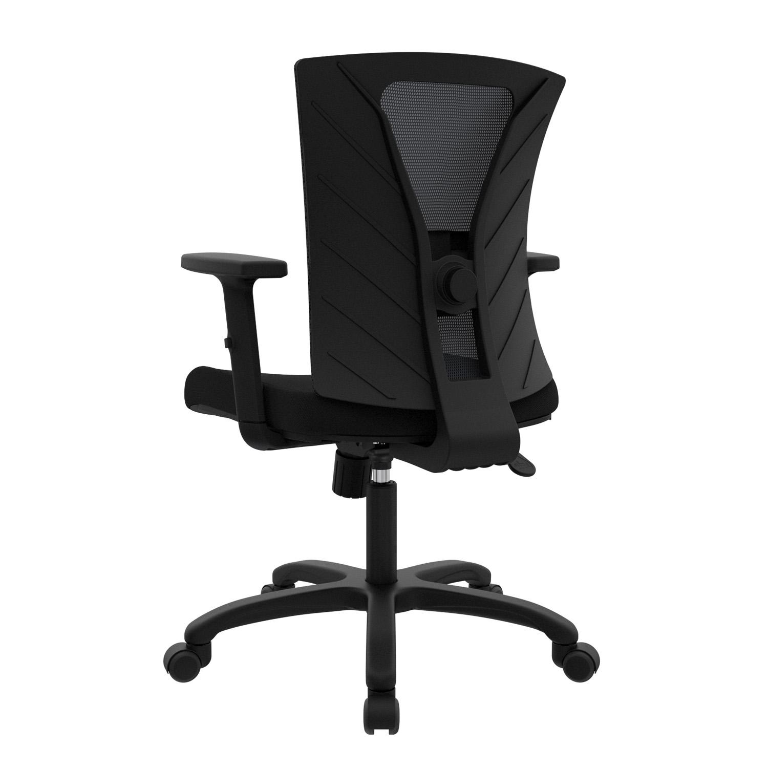 SILLA ERGONÓMICA NIX GERENTE BRAZOS 3D NYLON NEGRO OFIDEAS - 5