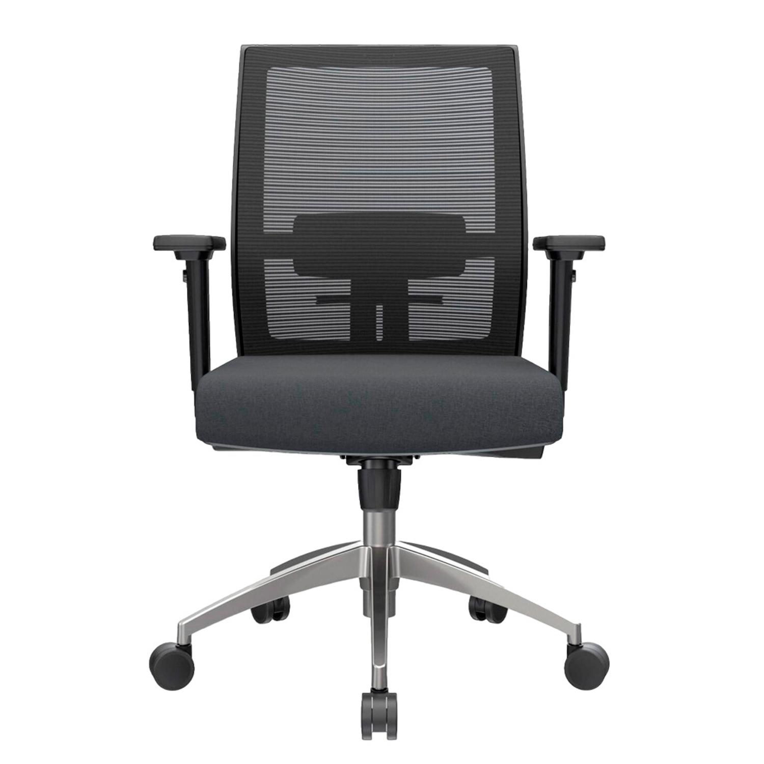 SILLA ERGONÓMICA NOHA GERENTE ALUMINIO NEGRO OFIDEAS - 2