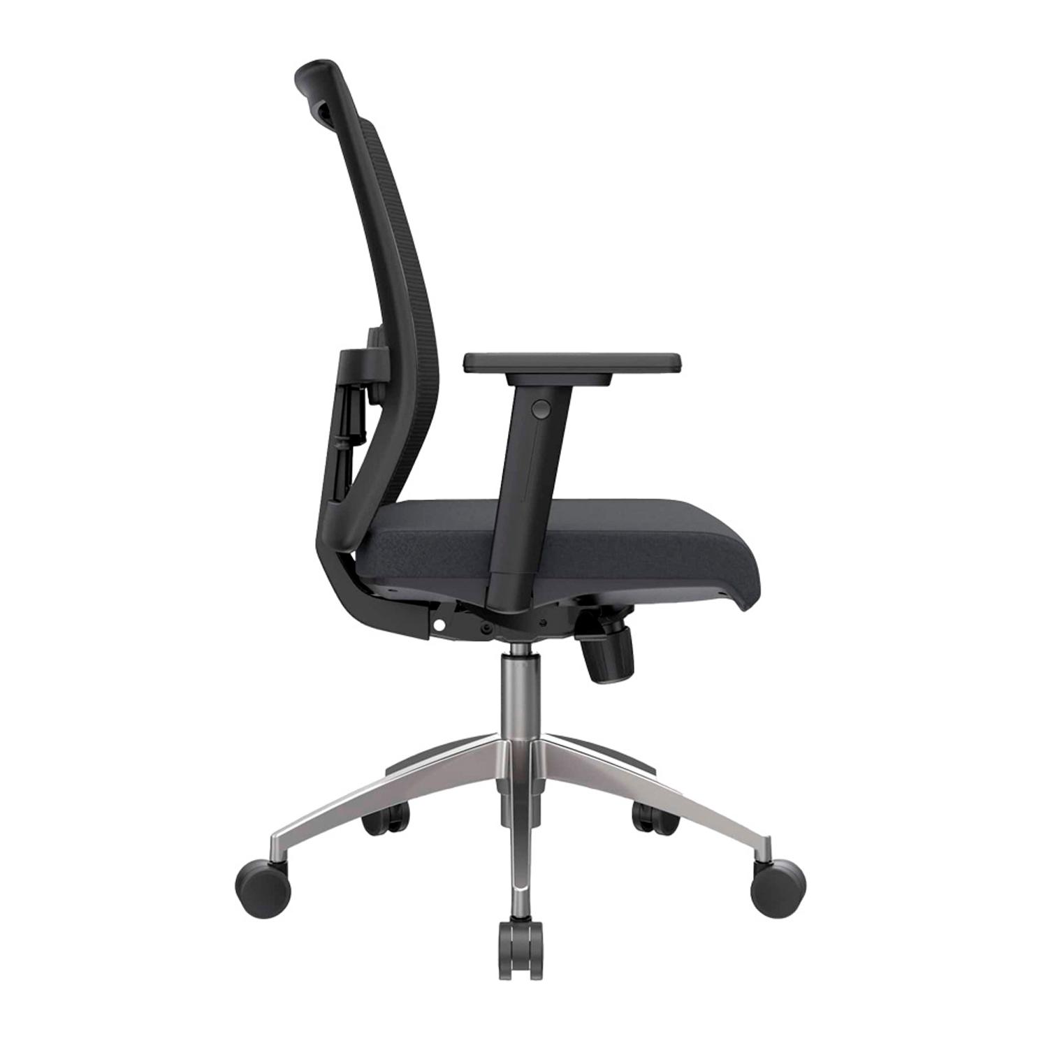 SILLA ERGONÓMICA NOHA GERENTE ALUMINIO NEGRO OFIDEAS - 3