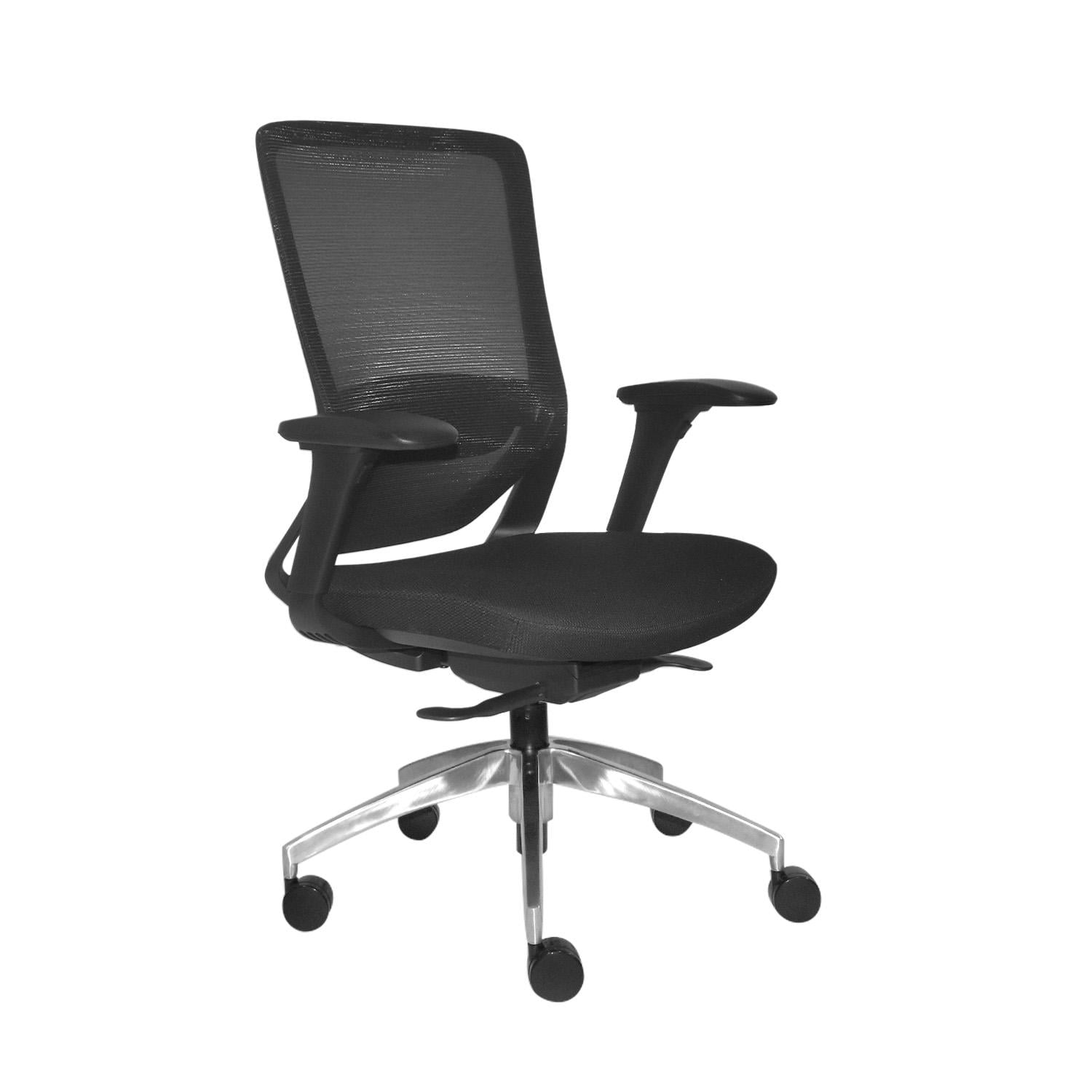 SILLA ERGONÓMICA LOOP GERENTE 4D ALUMINIO NEGRO OFIDEAS - 1