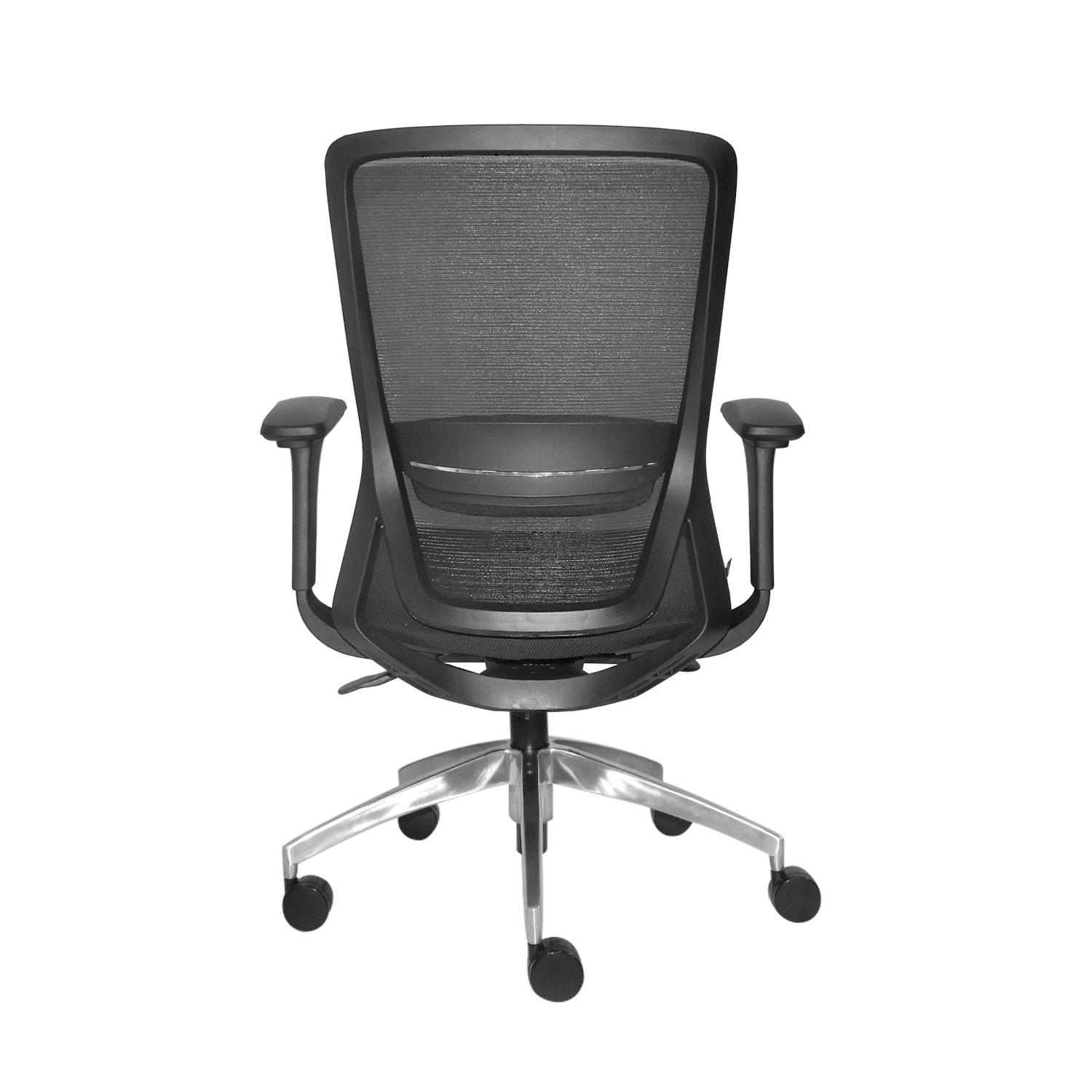 SILLA ERGONÓMICA LOOP GERENTE 4D ALUMINIO NEGRO OFIDEAS - 6