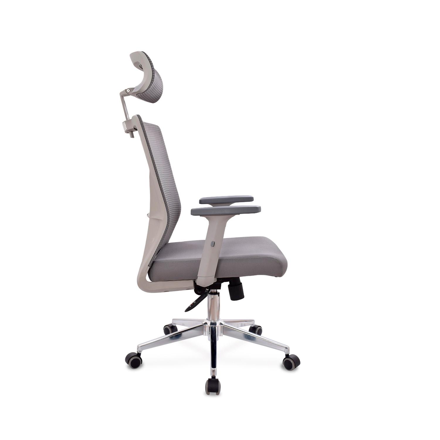 SILLA ERGONÓMICA KEN PRESIDENTE GRIS OFIDEAS - 3