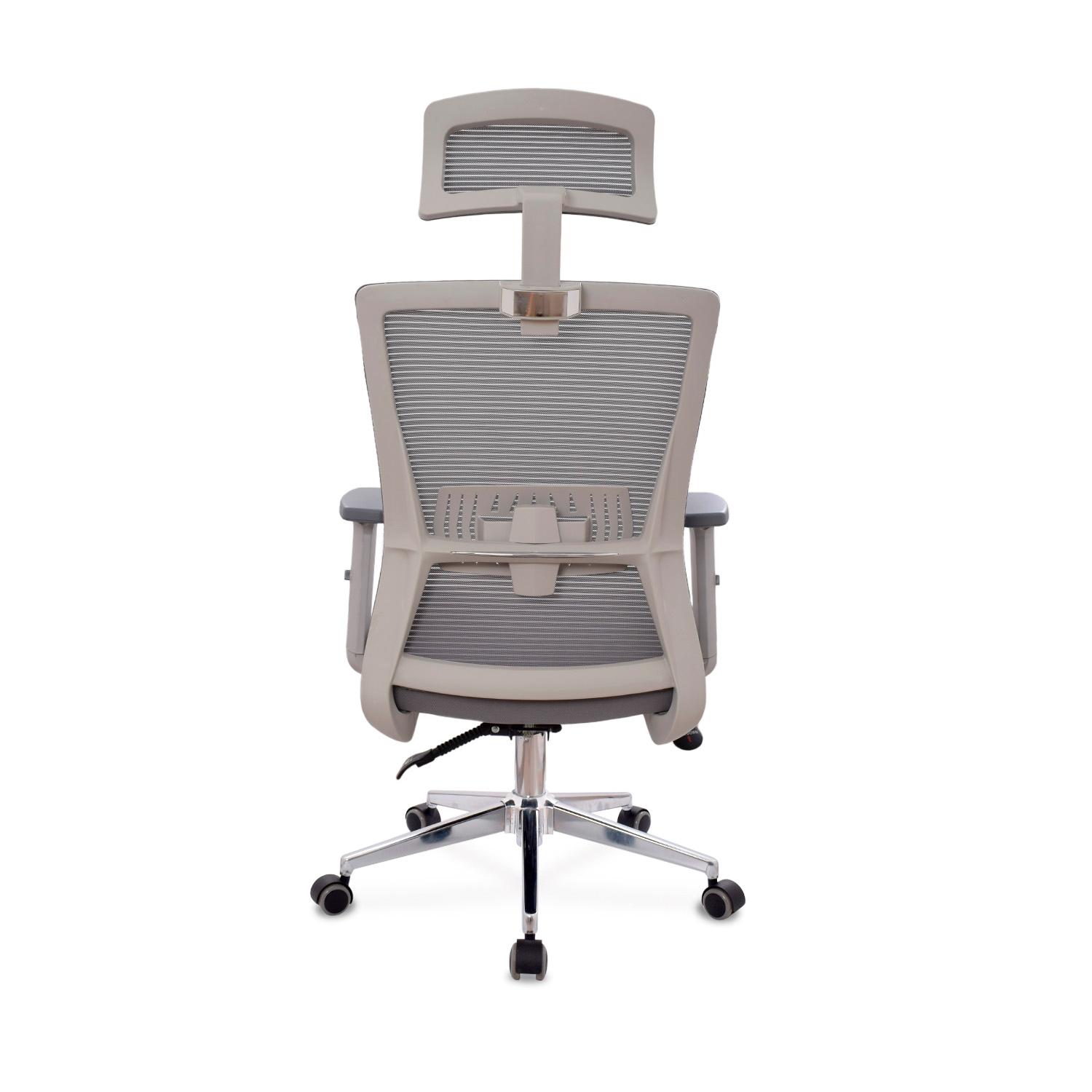 SILLA ERGONÓMICA KEN PRESIDENTE GRIS OFIDEAS - 4