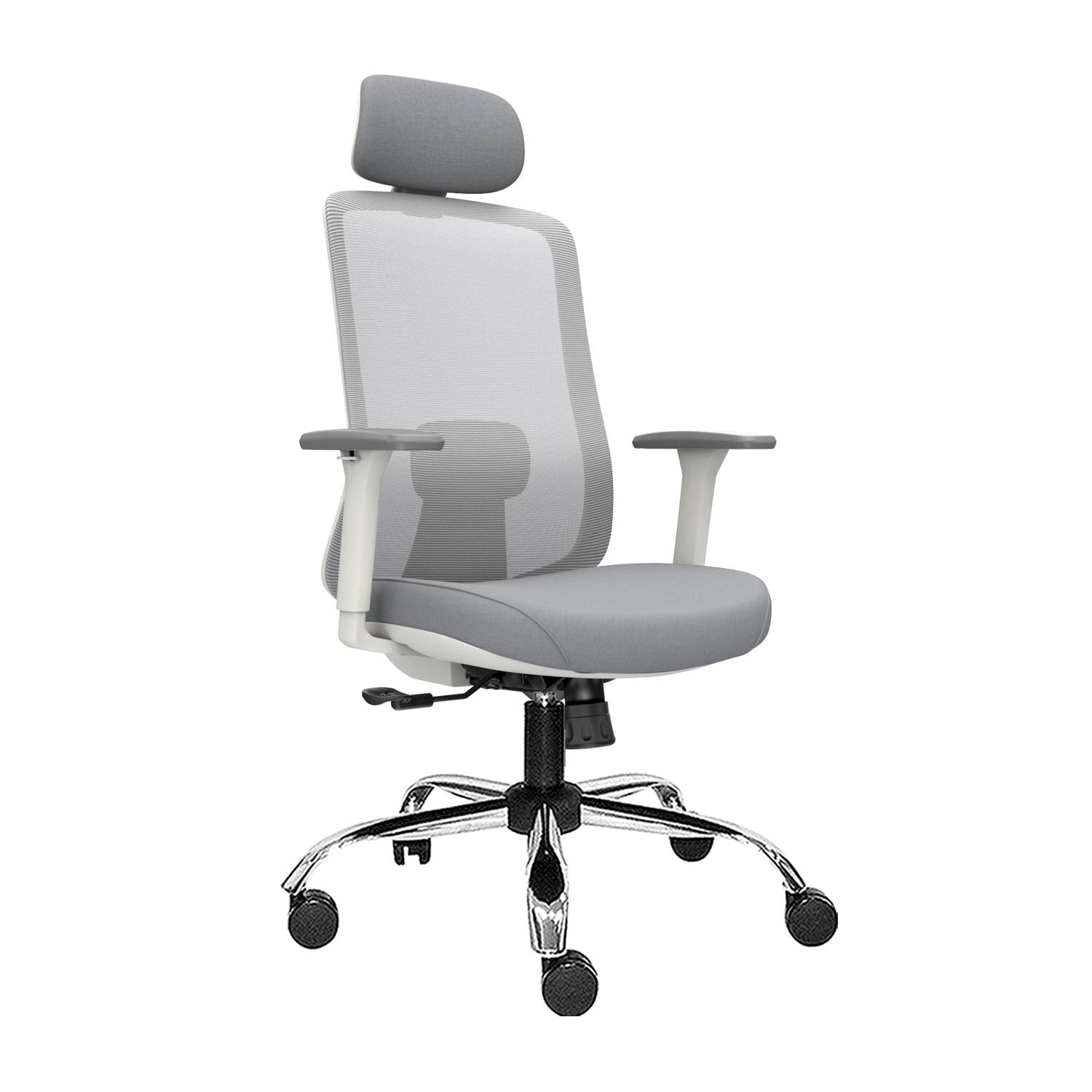 SILLA ERGONÓMICA MILANO PRESIDENTE CROMADO GRIS OFIDEAS - 1