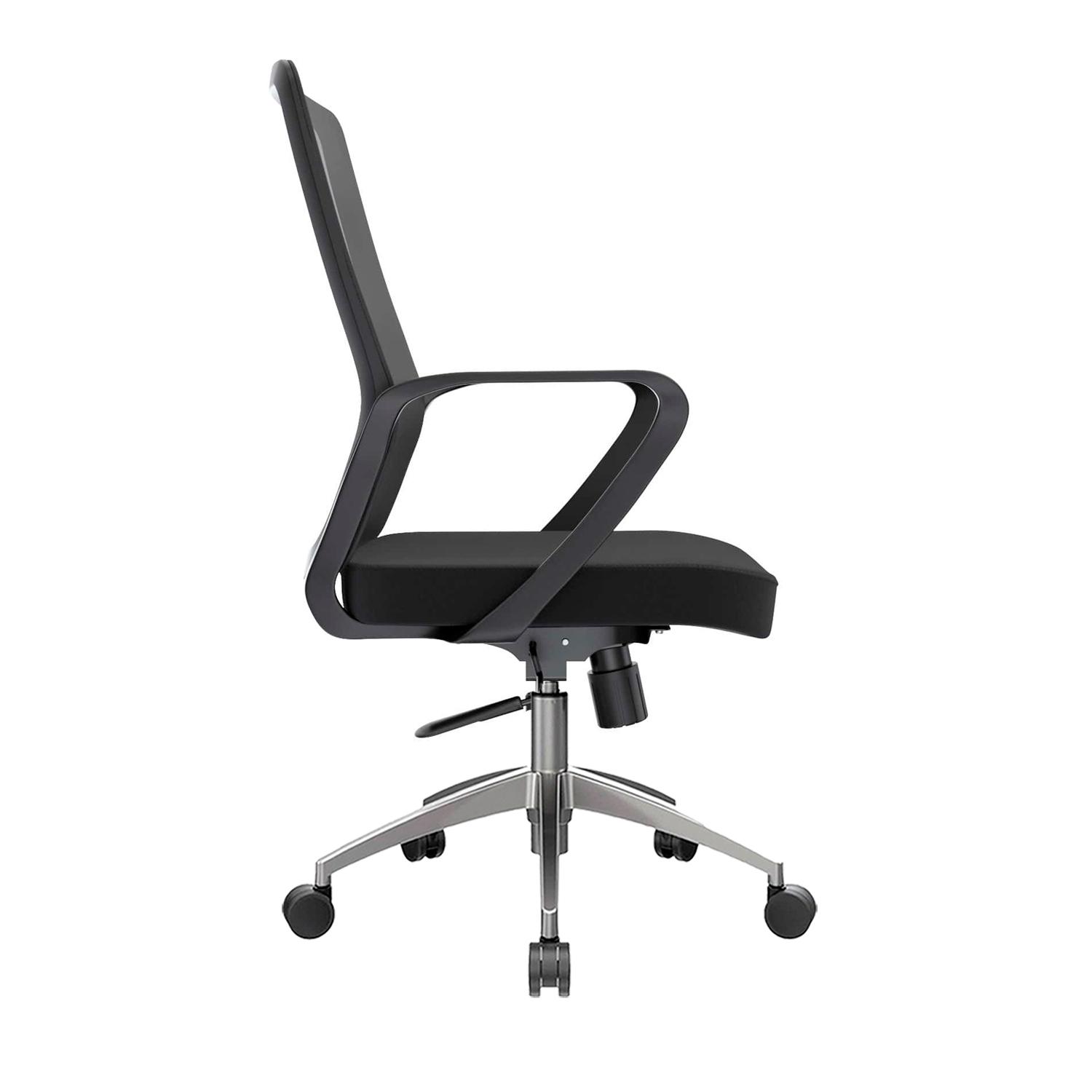 SILLA ERGONÓMICA ANDY GERENTE ALUMINIO NEGRO OFIDEAS - 2