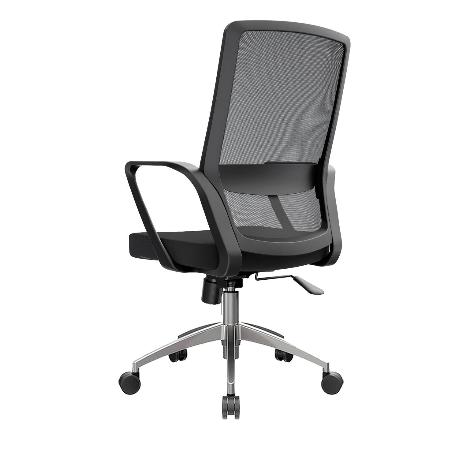 SILLA ERGONÓMICA ANDY GERENTE ALUMINIO NEGRO OFIDEAS - 3
