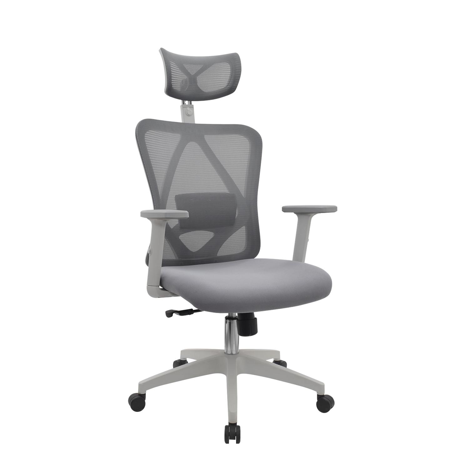 SILLA RECLINABLE MARK PRESIDENTE GRIS OFIDEAS - 2