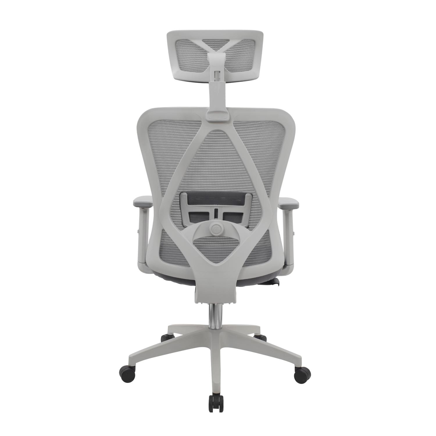 SILLA RECLINABLE MARK PRESIDENTE GRIS OFIDEAS - 5