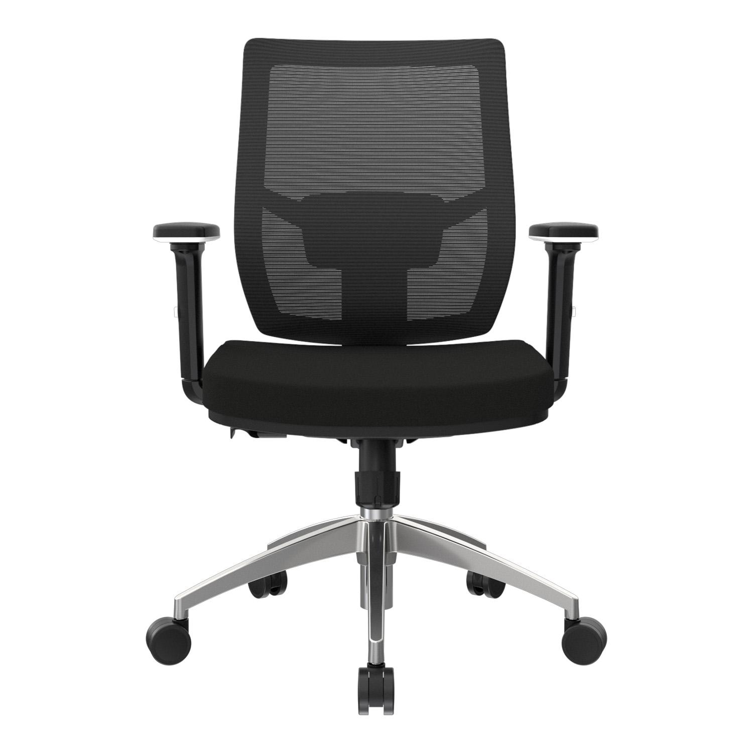 SILLA ERGONÓMICA LIMS SYNCRO BRAZOS 3D GERENTE ALUMINIO NEGRO OFIDEAS - 2