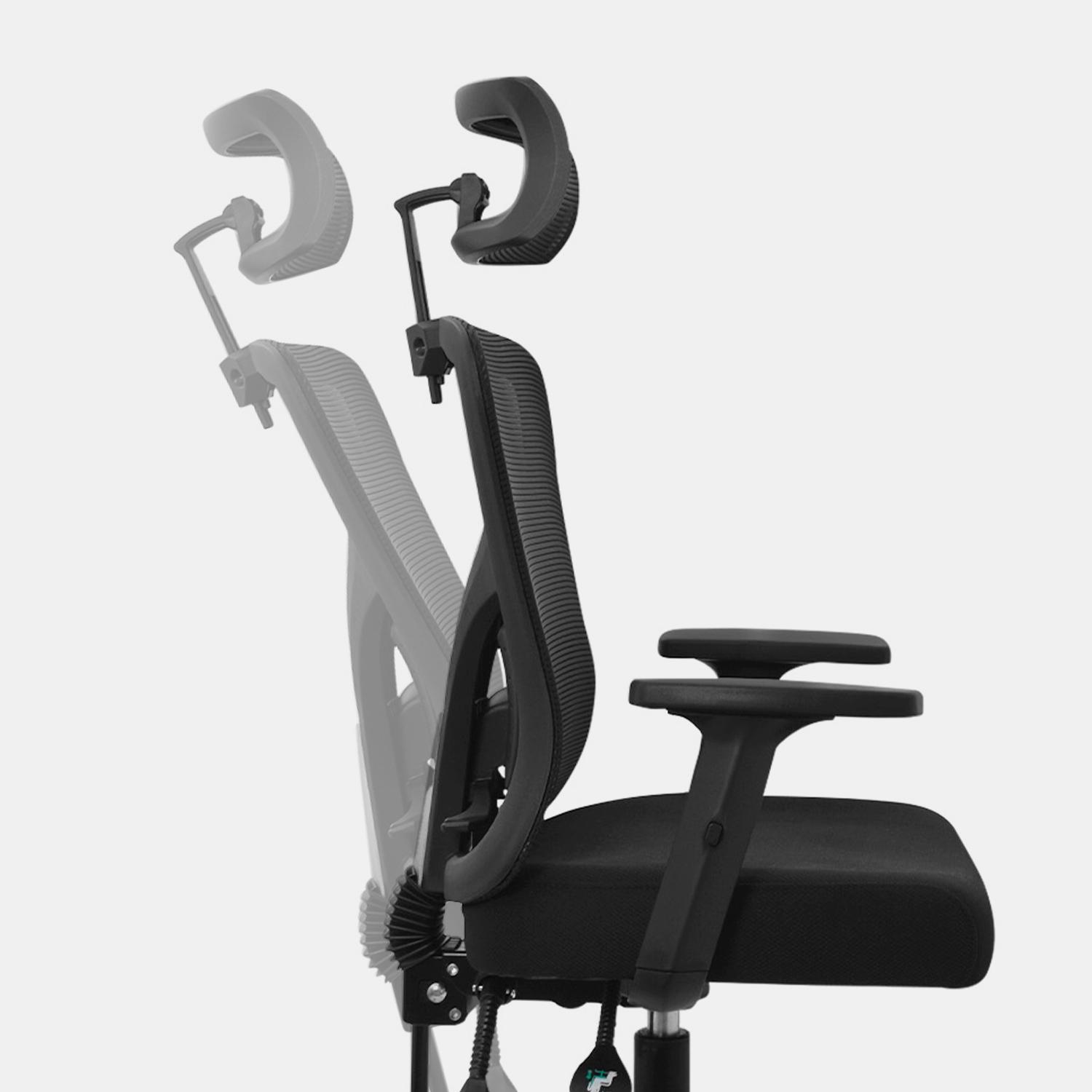 SILLA ERGONÓMICA FONE ULTRA PRESIDENTE NYLON NEGRO TE OFIDEAS - 6