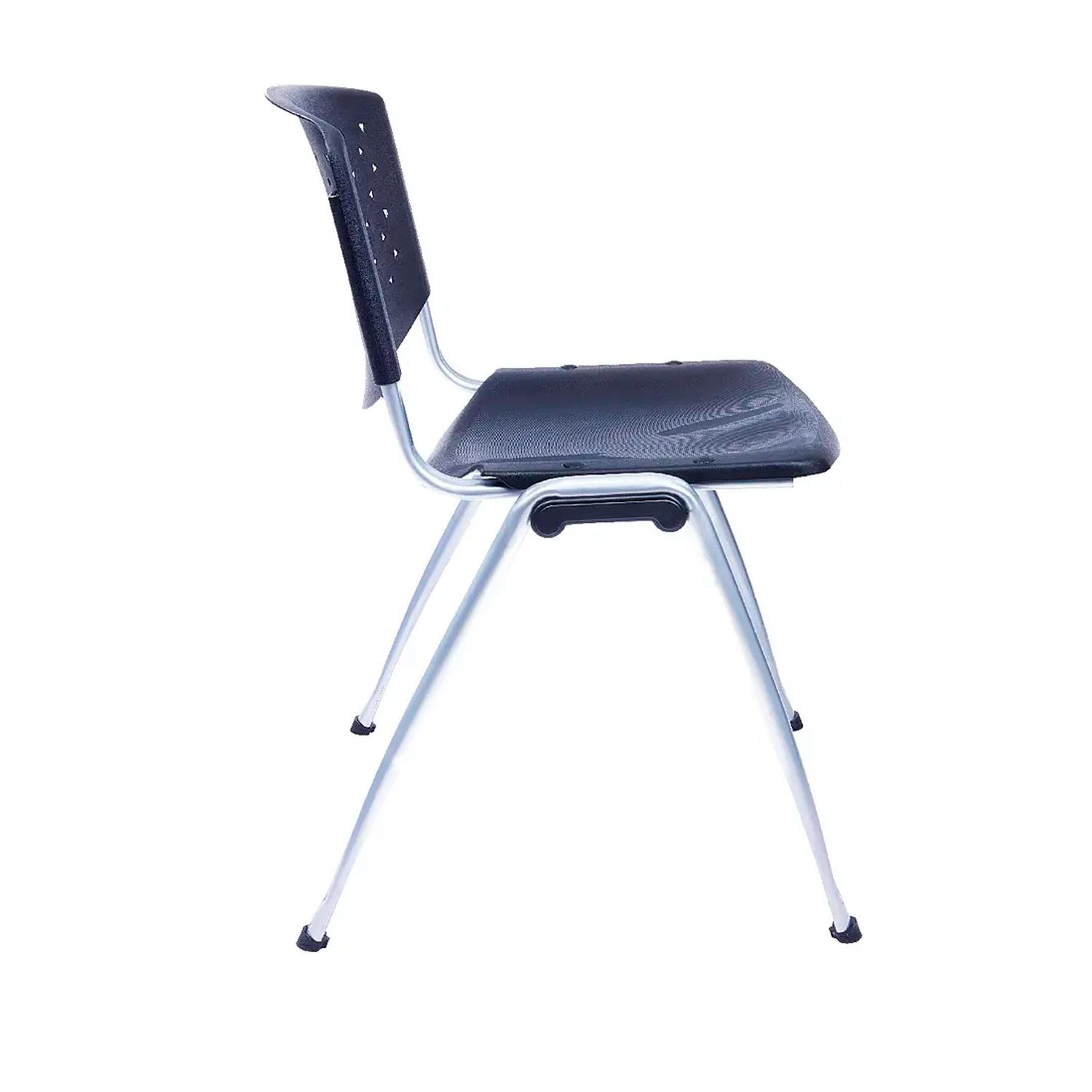 SILLA FIJA DE VISITA PRISMA NEGRO EG OFIDEAS - 3