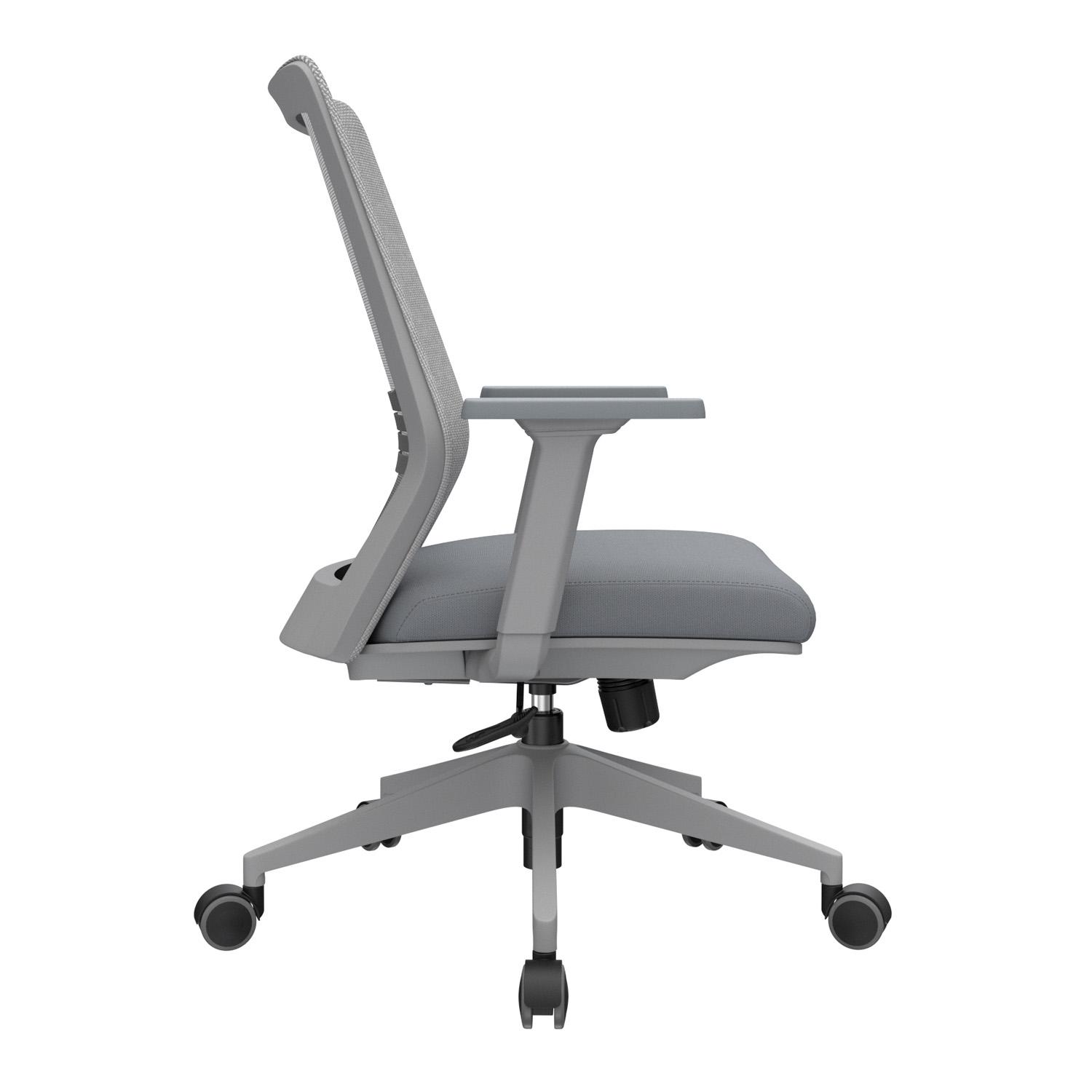 SILLA ERGONÓMICA MUSK GERENTE NYLON GRIS OFIDEAS - 3