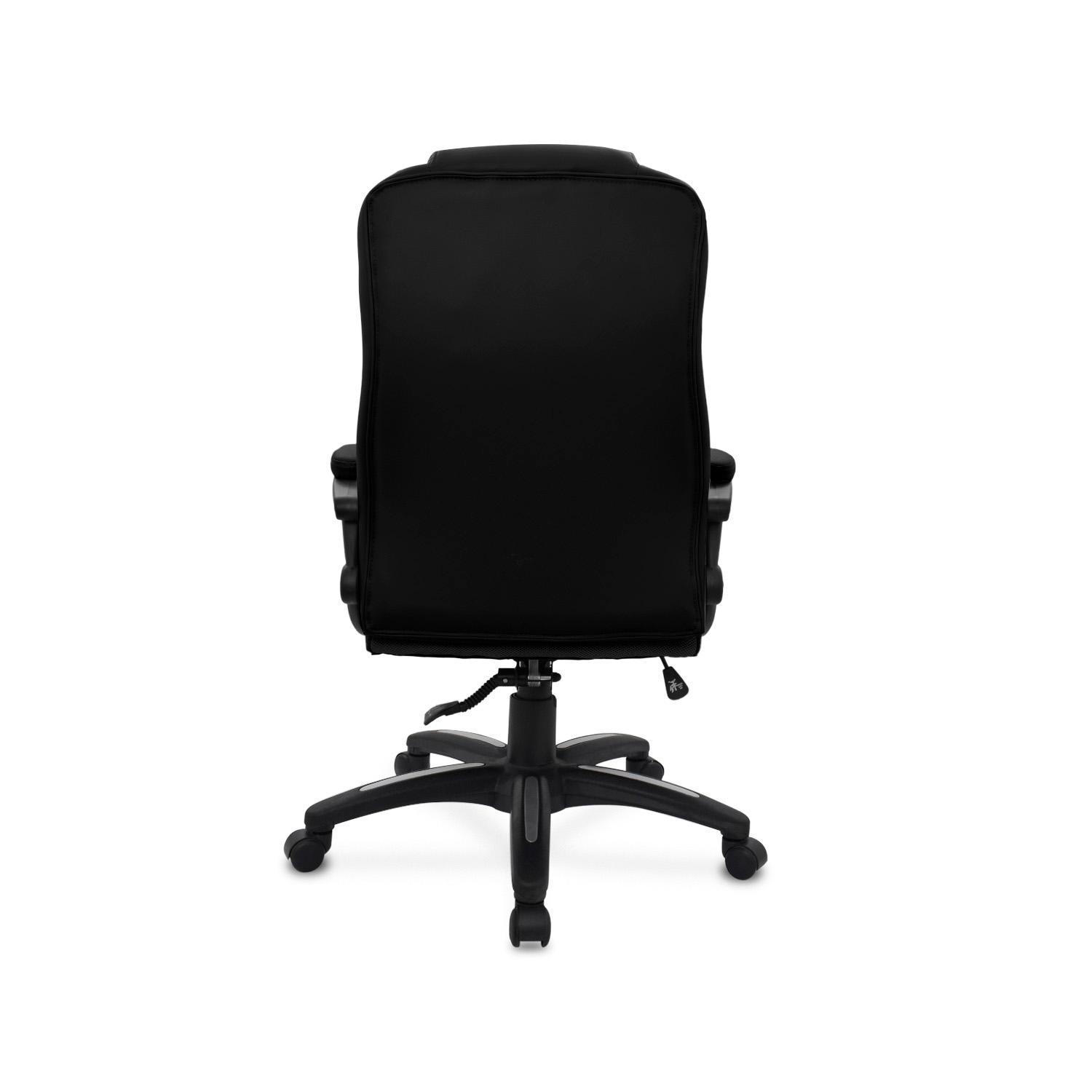 SILLA ERGONÓMICA CITY PRESIDENTE CUERO NEGRO OFIDEAS - 4