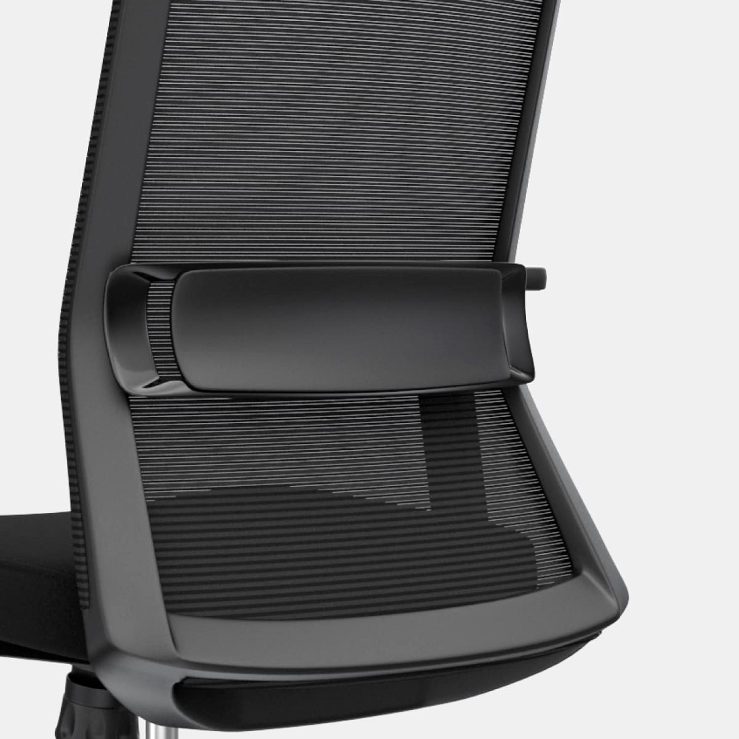 SILLA ERGONÓMICA EMBODY PRESIDENTE ALUMINIO NEGRO OFIDEAS - 2