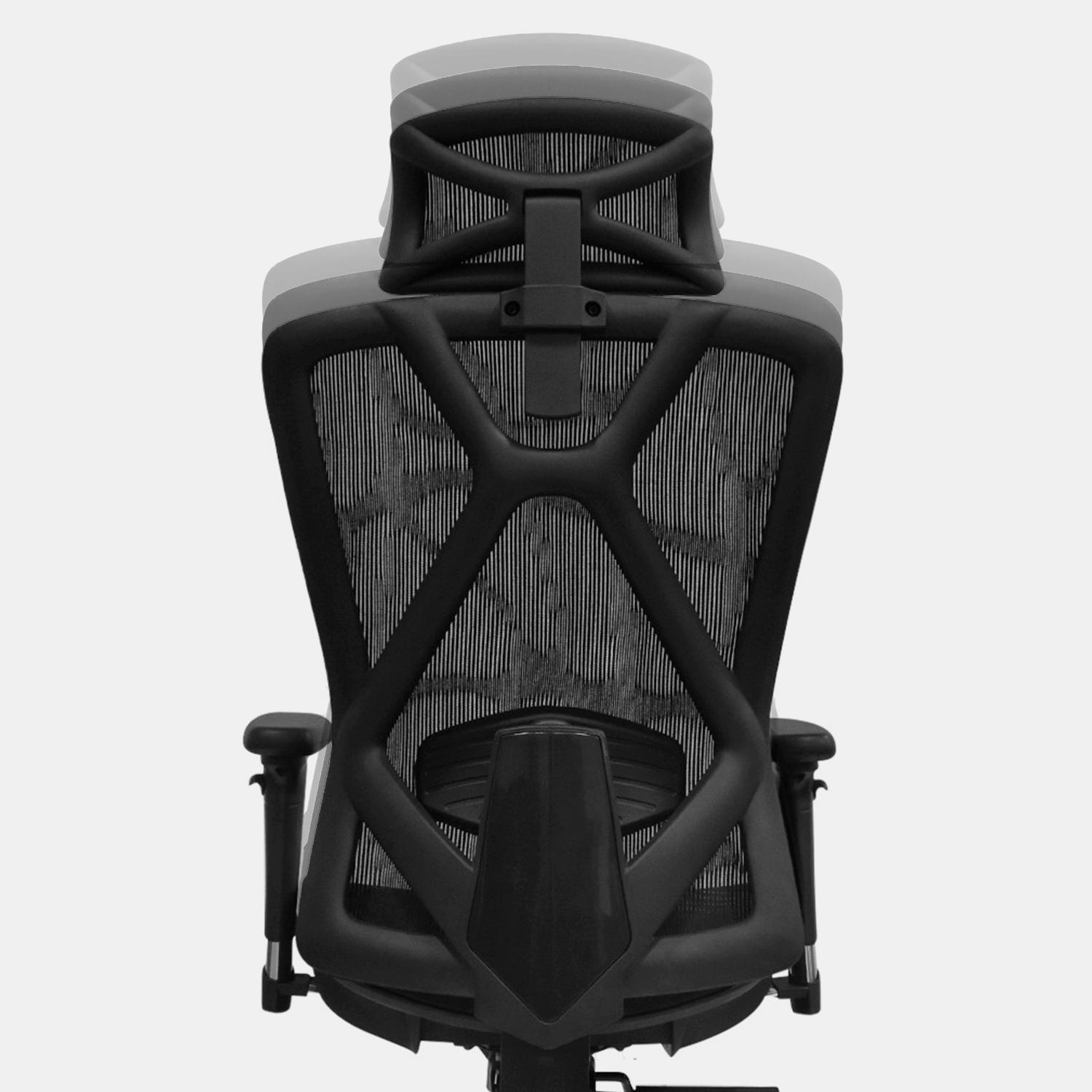 SILLA ERGONÓMICA LEVI PLUS II PRESIDENTE NEGRO OFIDEAS - 7