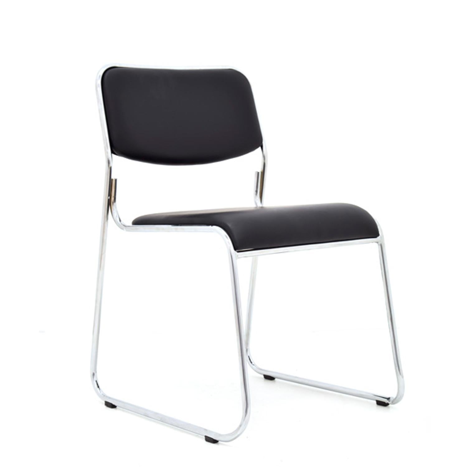 SILLA FIJA DE VISITA JUNIOR BE NEGRO OFIDEAS - 1