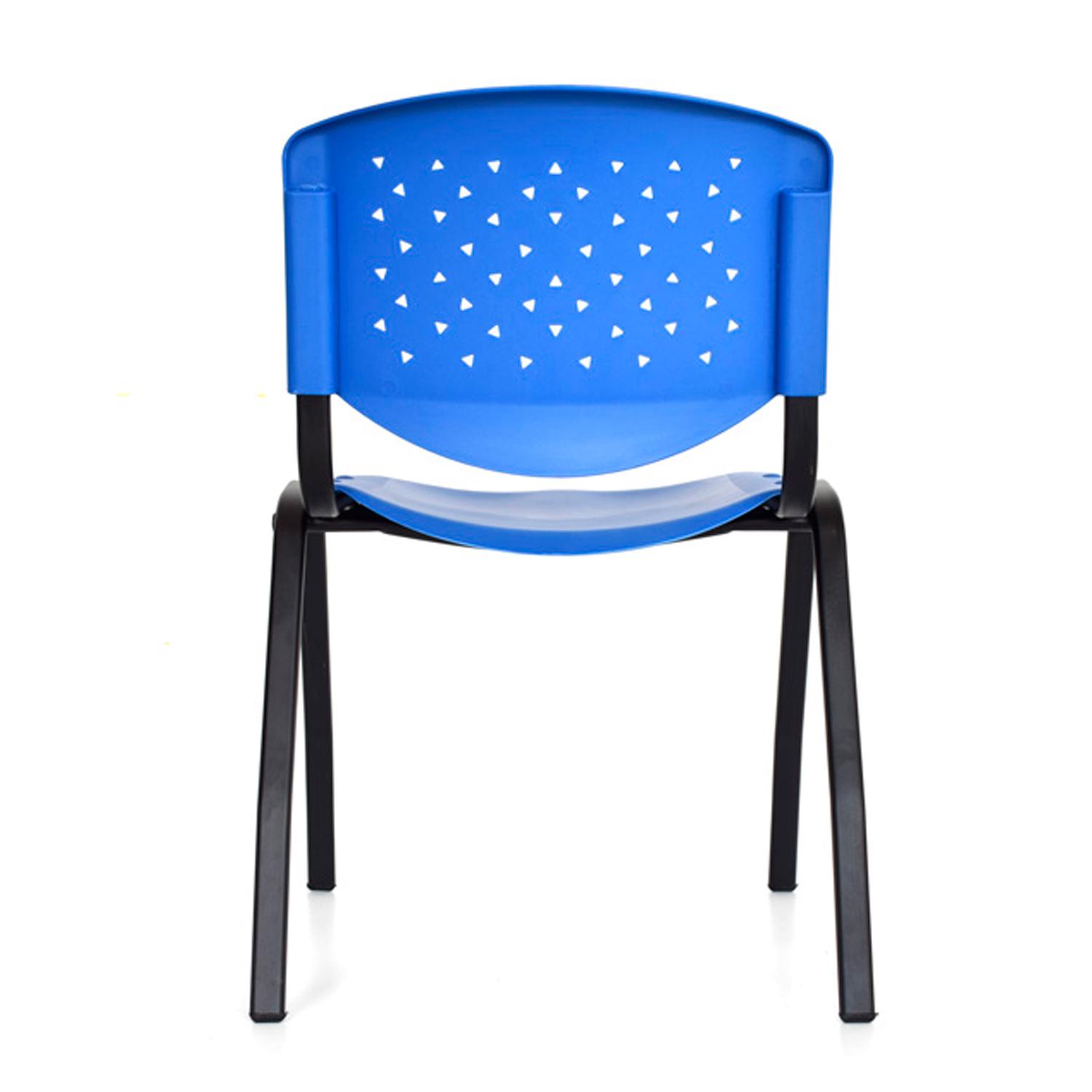SILLA FIJA DE VISITA PRISMA EN AZUL OFIDEAS - 3