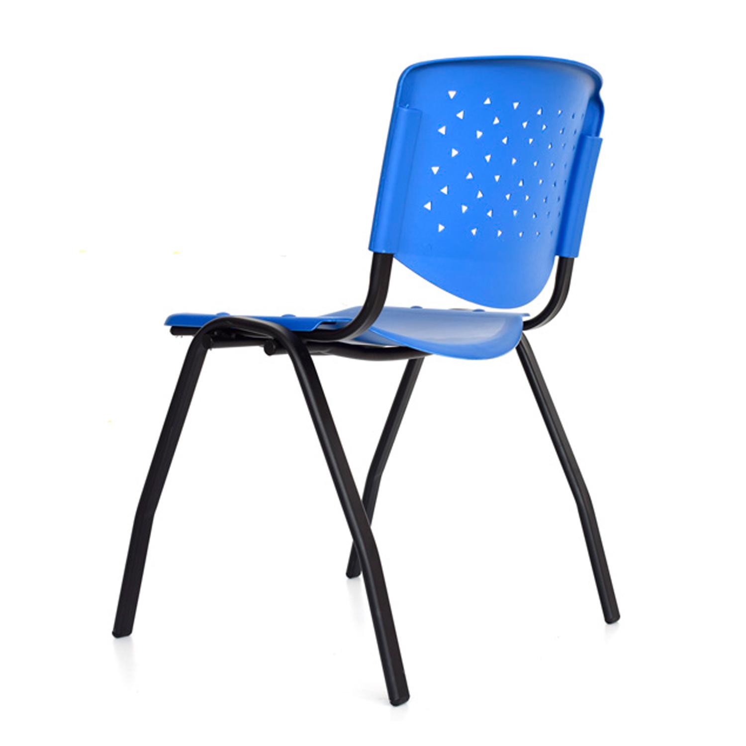 SILLA FIJA DE VISITA PRISMA EN AZUL OFIDEAS - 4