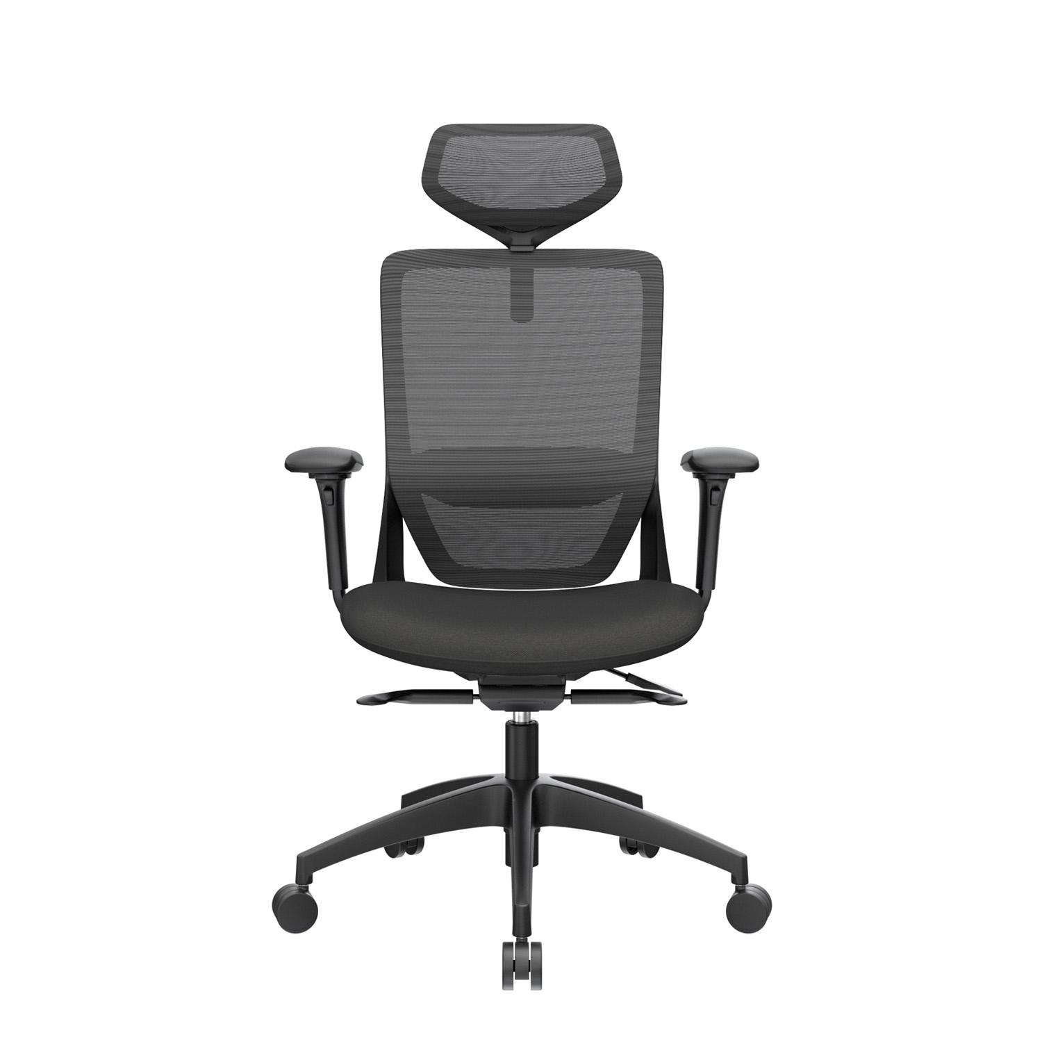 SILLA ERGONÓMICA LOOP PRESIDENTE 4D CROMADO NEGRO OFIDEAS - 2