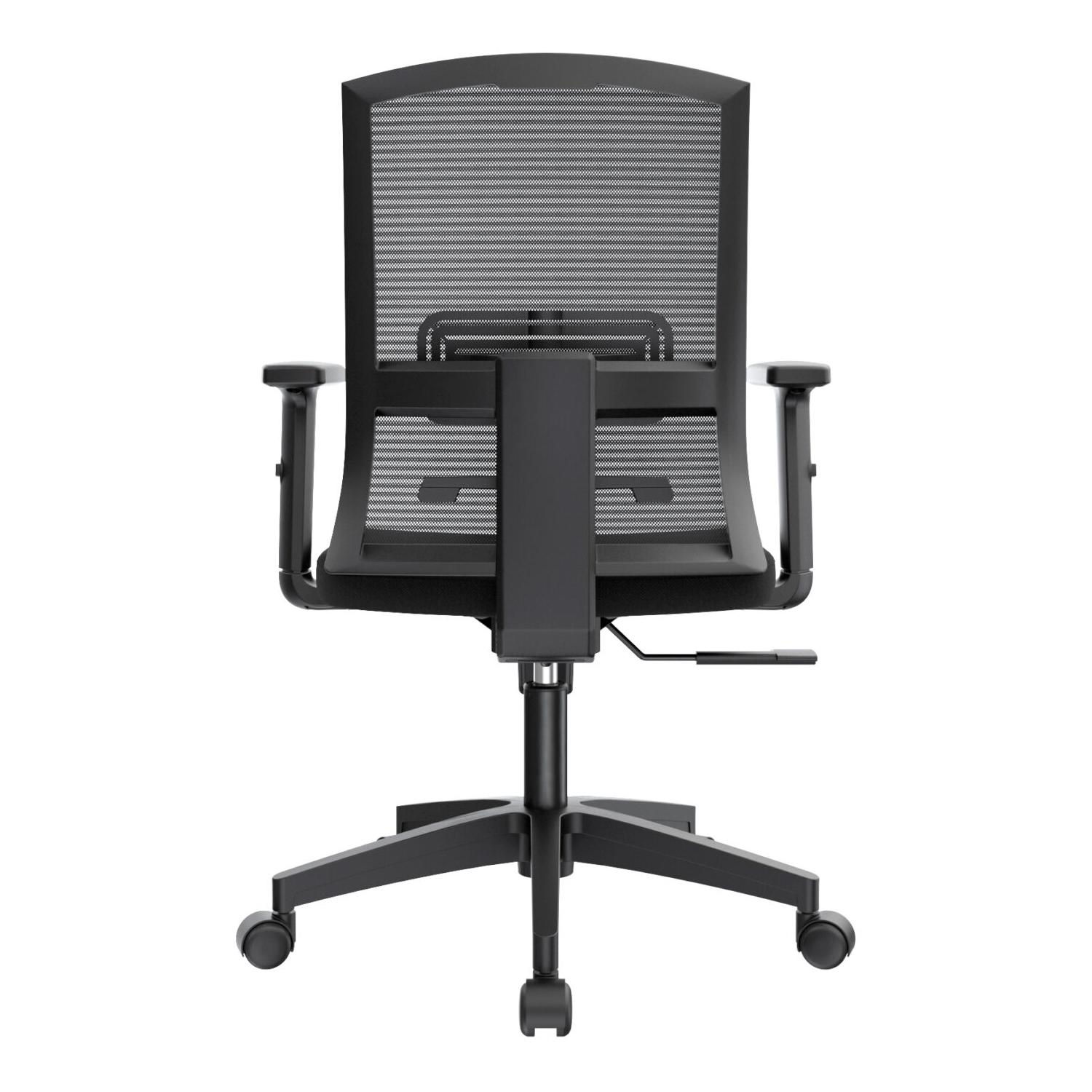 SILLA ERGONÓMICA MONK SEMIRECLINABLE GERENTE NYLON NEGRO OFIDEAS - 4