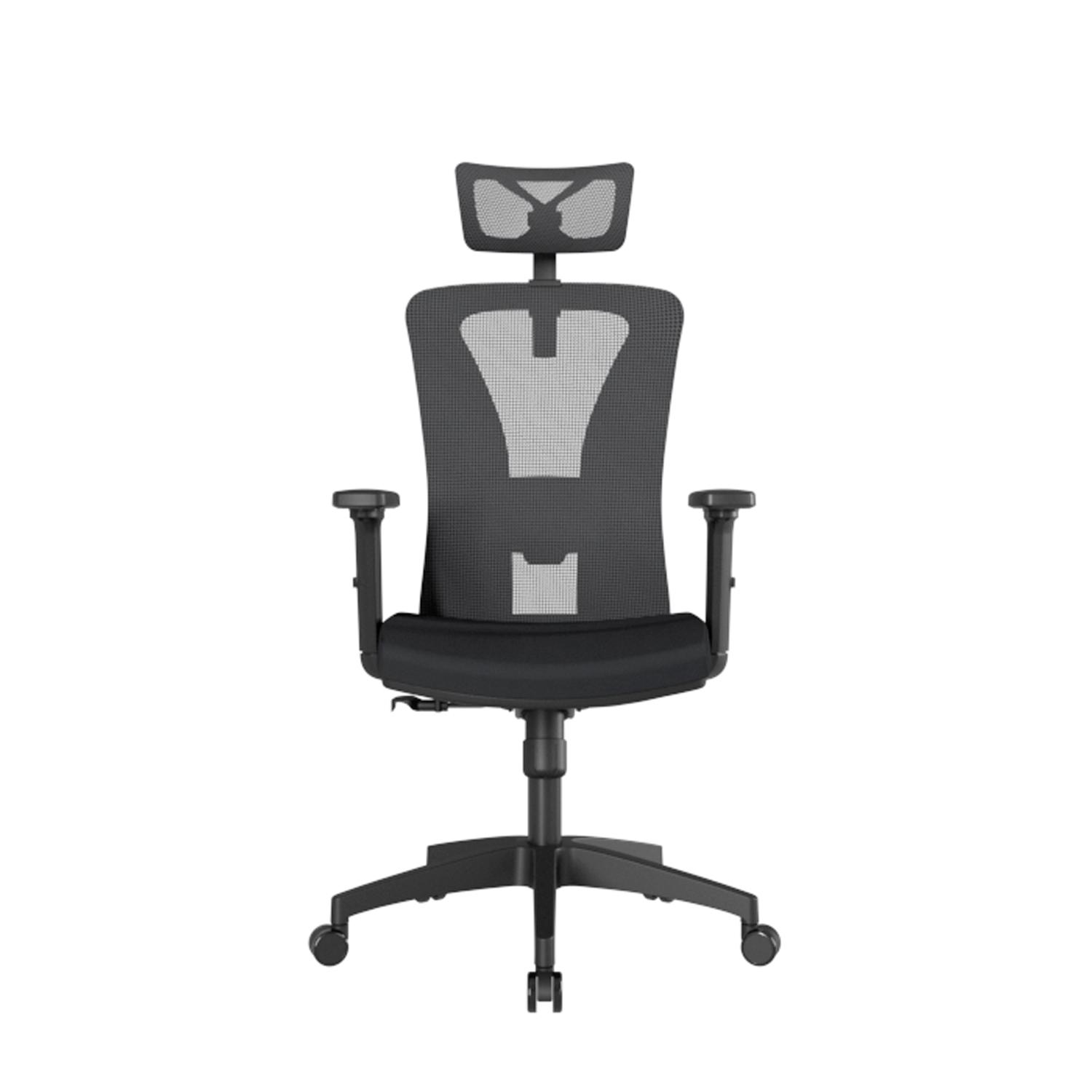 SILLA ERGONÓMICA VERSALLES PRESIDENTE BRAZOS 1D NYLON NEGRO OFIDEAS - 2