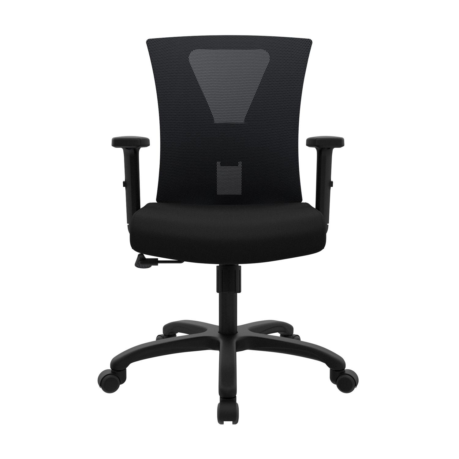 SILLA ERGONÓMICA NIX GERENTE BRAZOS 1D NYLON NEGRO OFIDEAS - 2