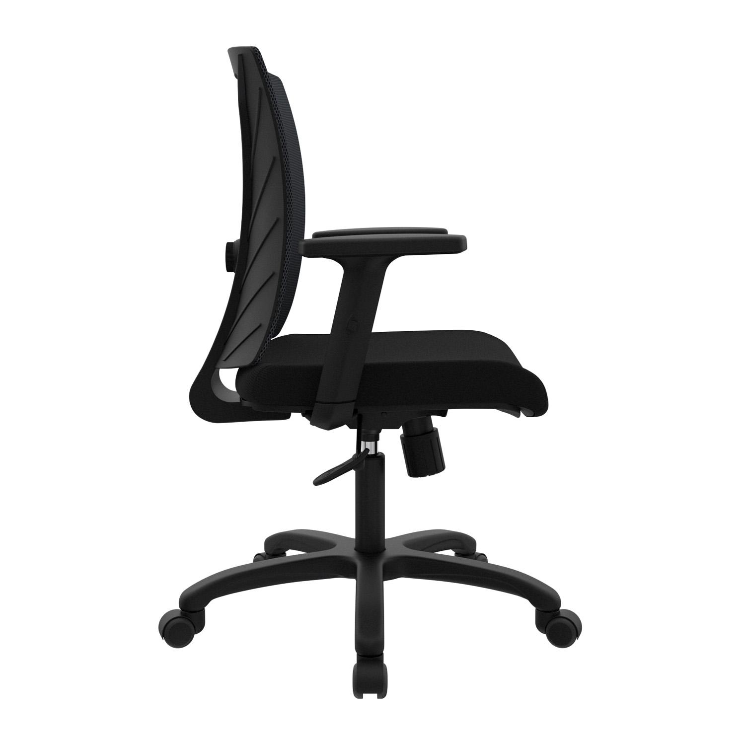 SILLA ERGONÓMICA NIX GERENTE BRAZOS 1D NYLON NEGRO OFIDEAS - 3