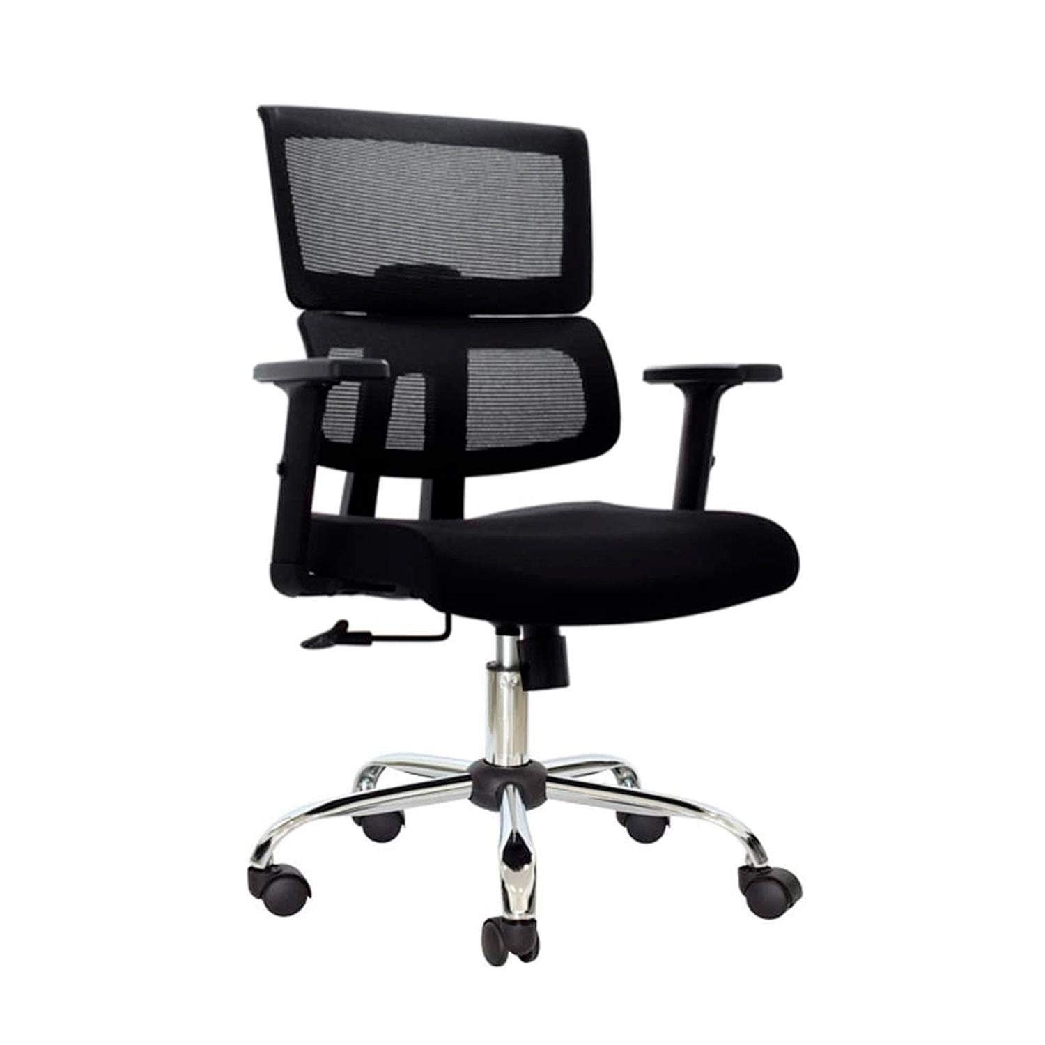 SILLA ERGONÓMICA FLIP GERENTE SYNCRO 3D CROMADO OFIDEAS - 1