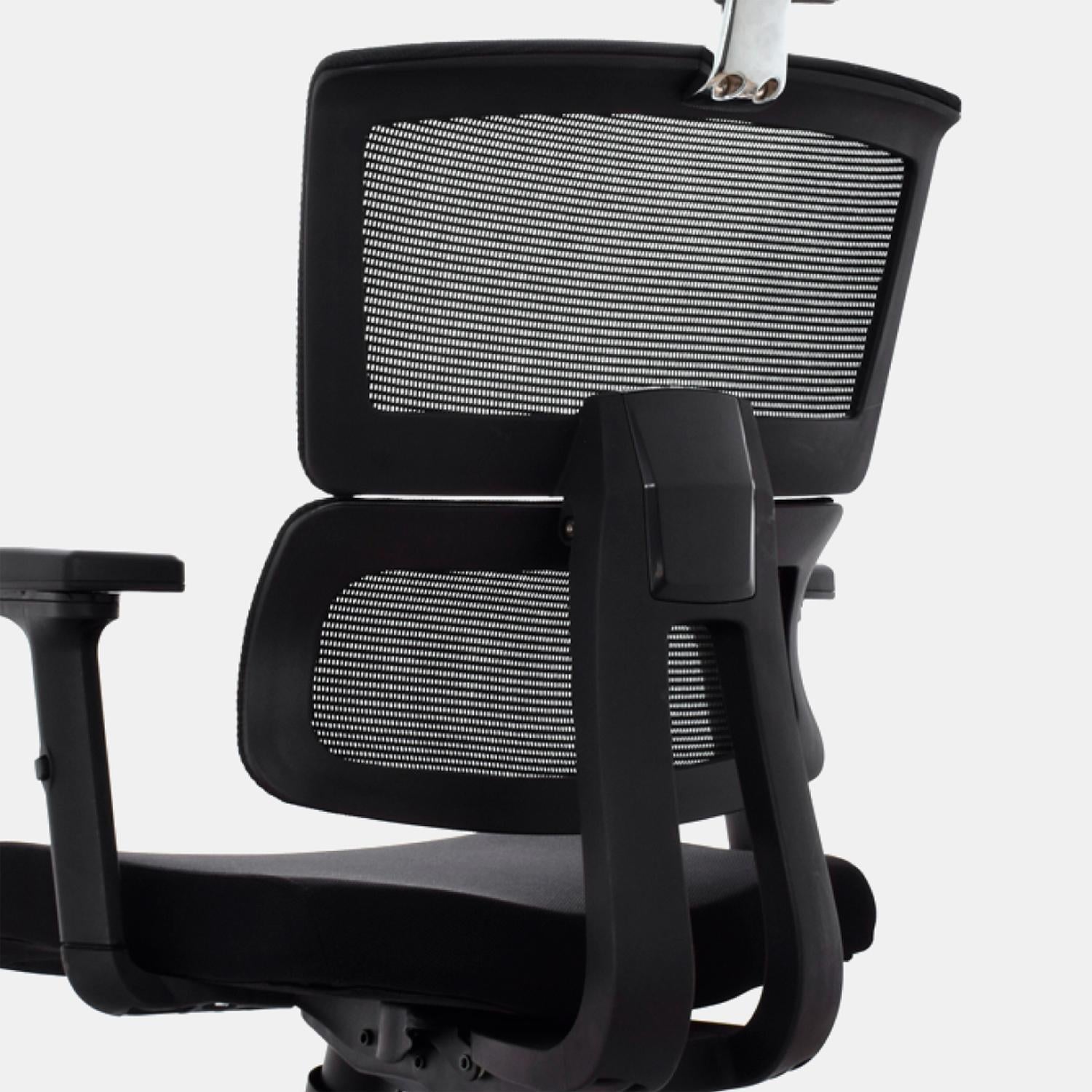 SILLA ERGONÓMICA FLIP GERENTE SYNCRO 3D CROMADO OFIDEAS - 5