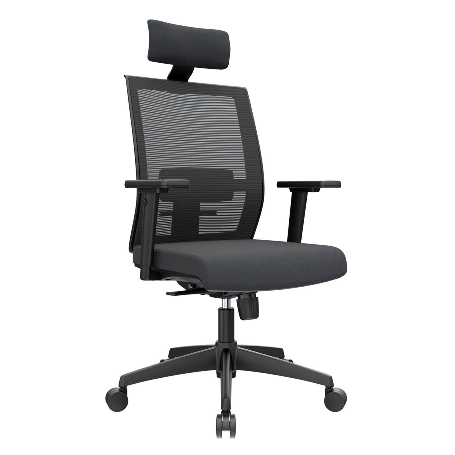 SILLA ERGONÓMICA NOHA PRESIDENTE NYLON NEGRO OFIDEAS - 1