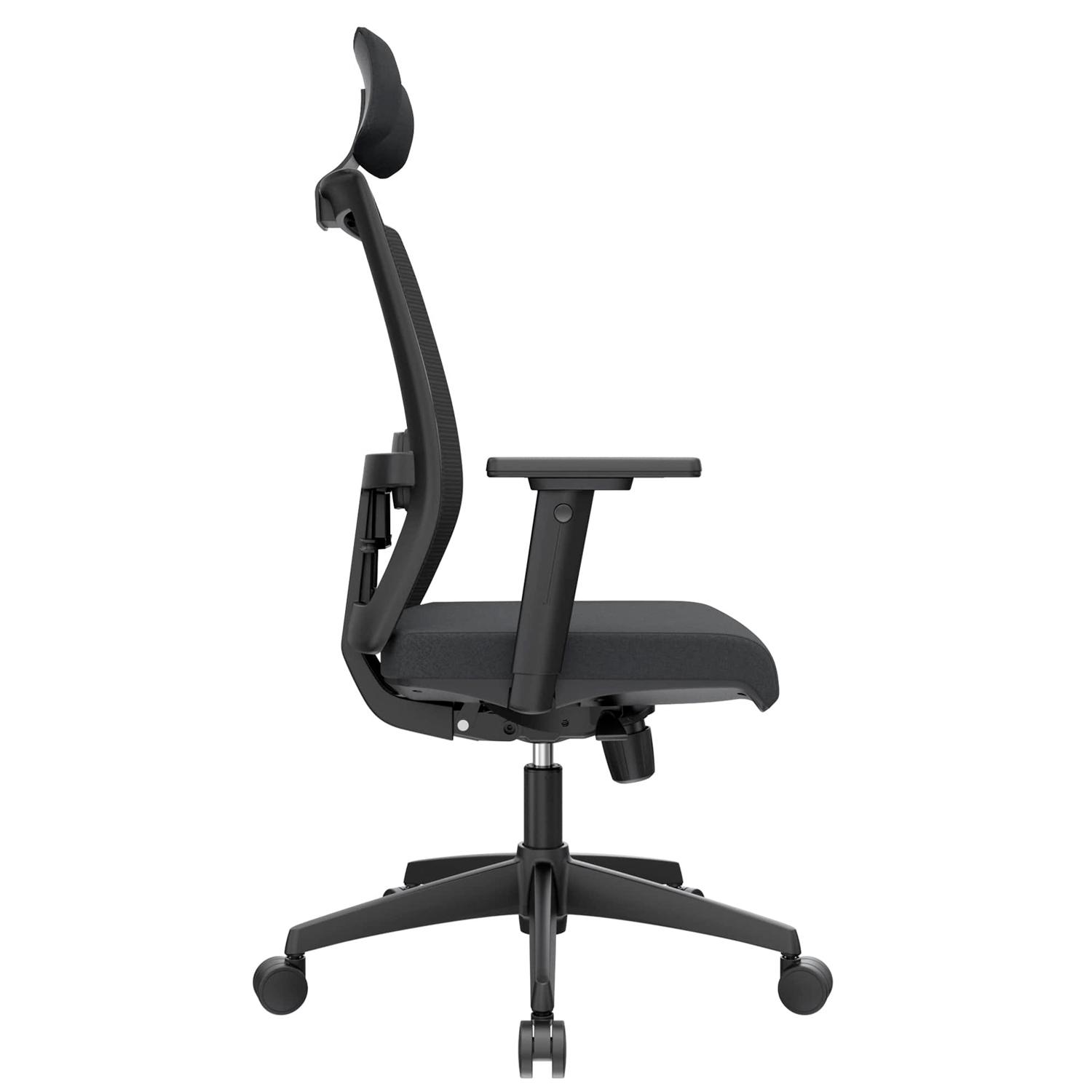 SILLA ERGONÓMICA NOHA PRESIDENTE NYLON NEGRO OFIDEAS - 3