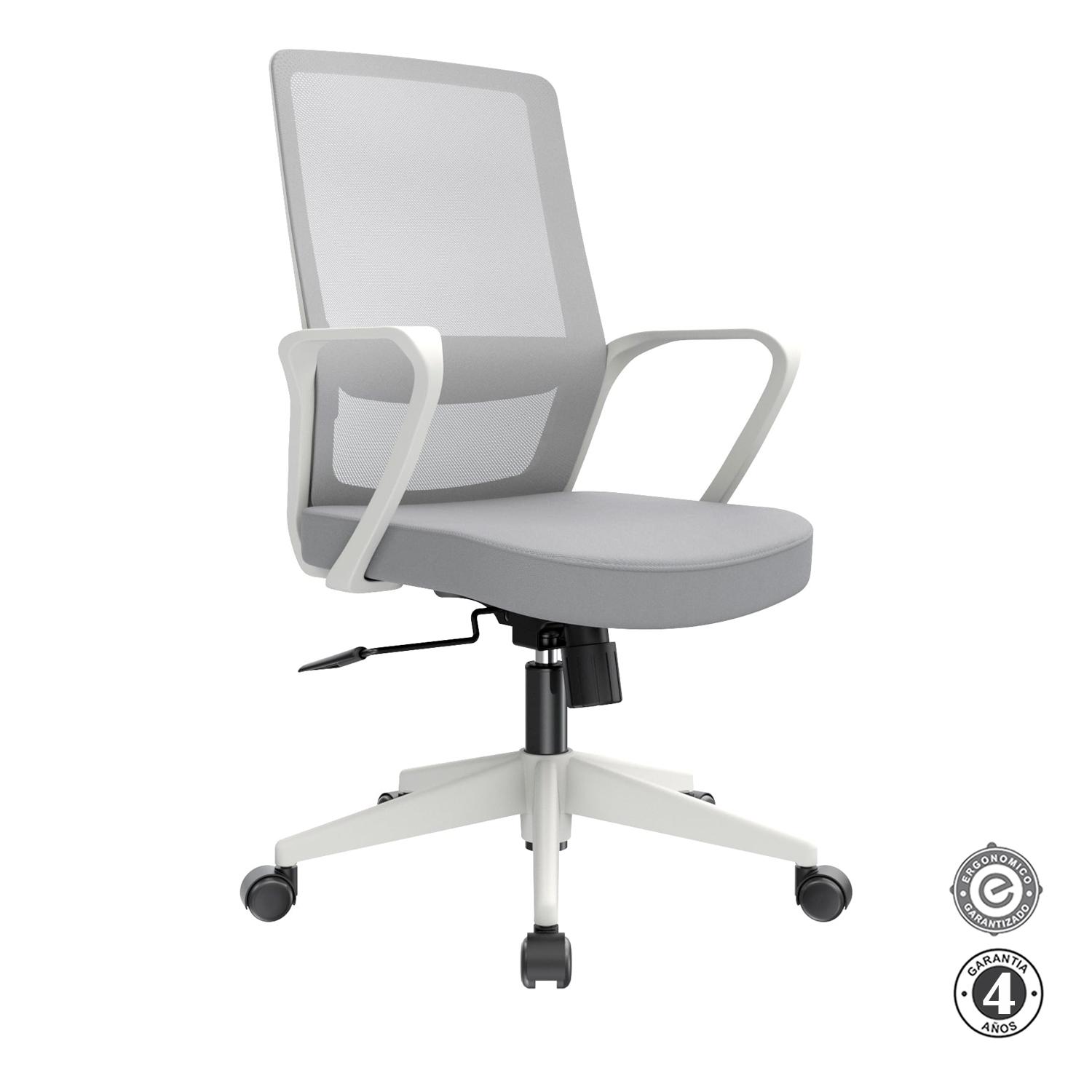 SILLA ERGONÓMICA ANDY GERENTE NYLON GRIS EB OFIDEAS - 2