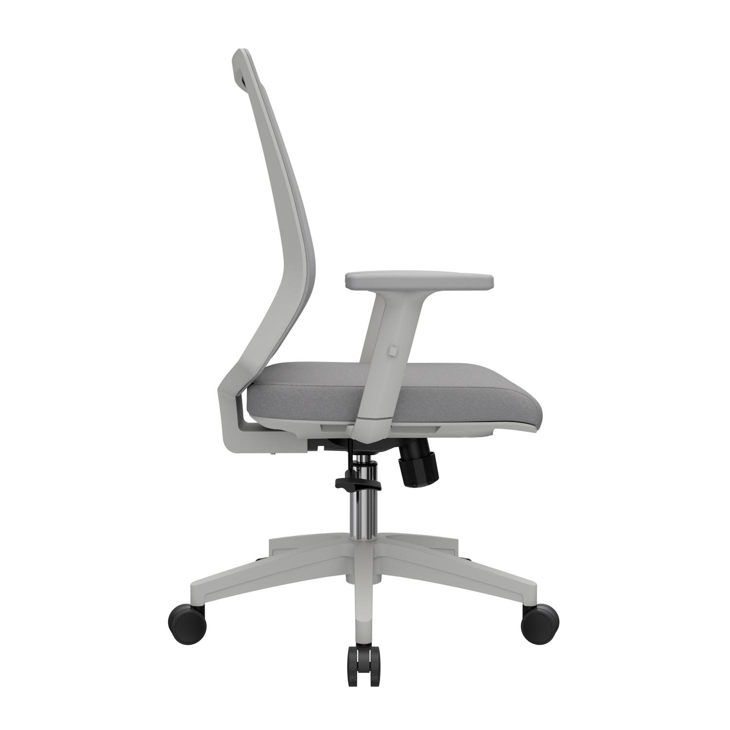 SILLA ERGONÓMICA AERON GERENTE BRAZOS 1D NYLON GRIS EG OFIDEAS - 3