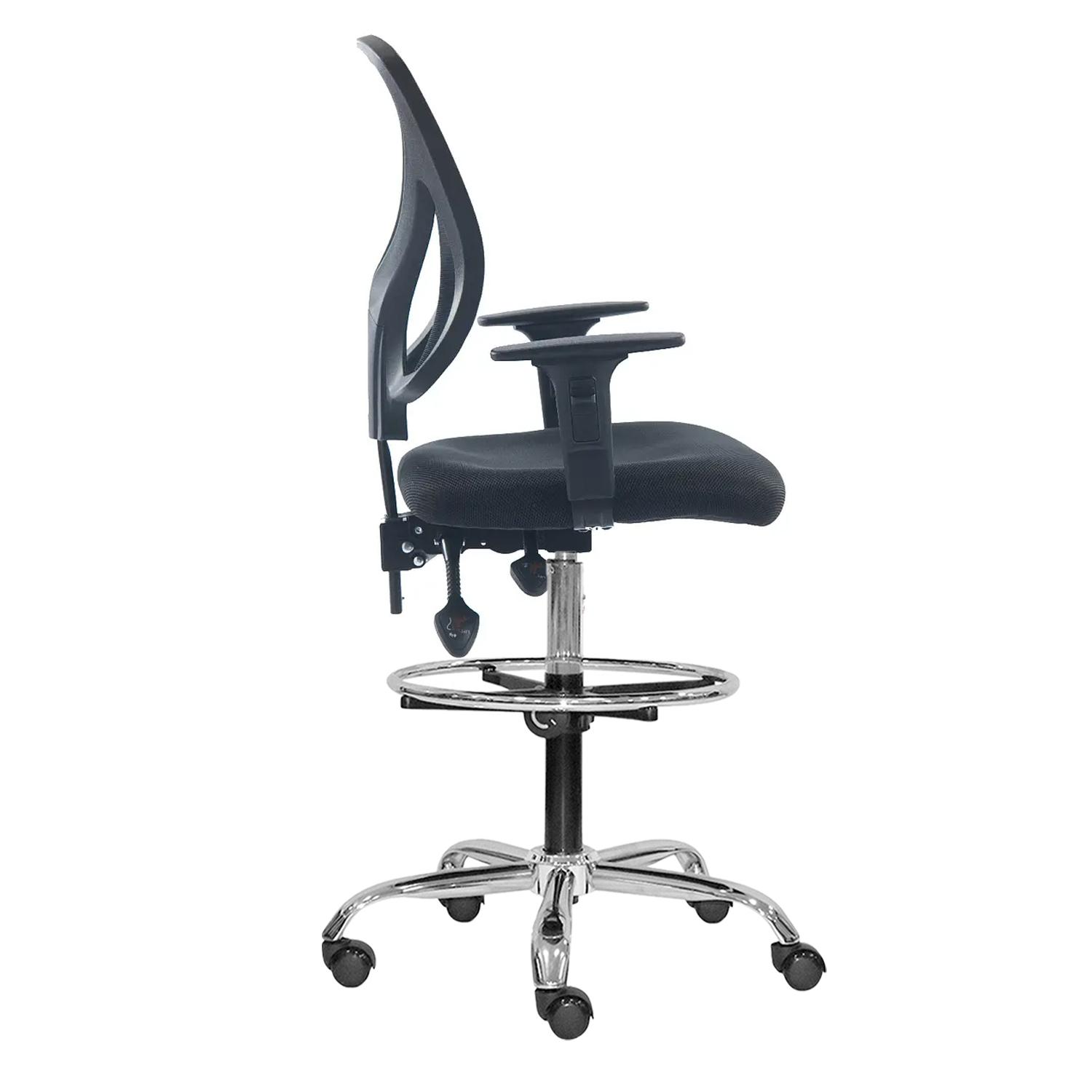 SILLA DUBAI VE CAJERO ERGONÓMICA BC AC NEGRO OFIDEAS - 3