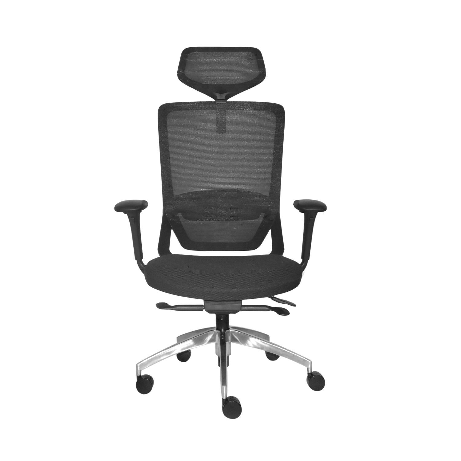 SILLA ERGONÓMICA LOOP PRESIDENTE 4D ALUMINIO NEGRO OFIDEAS - 2