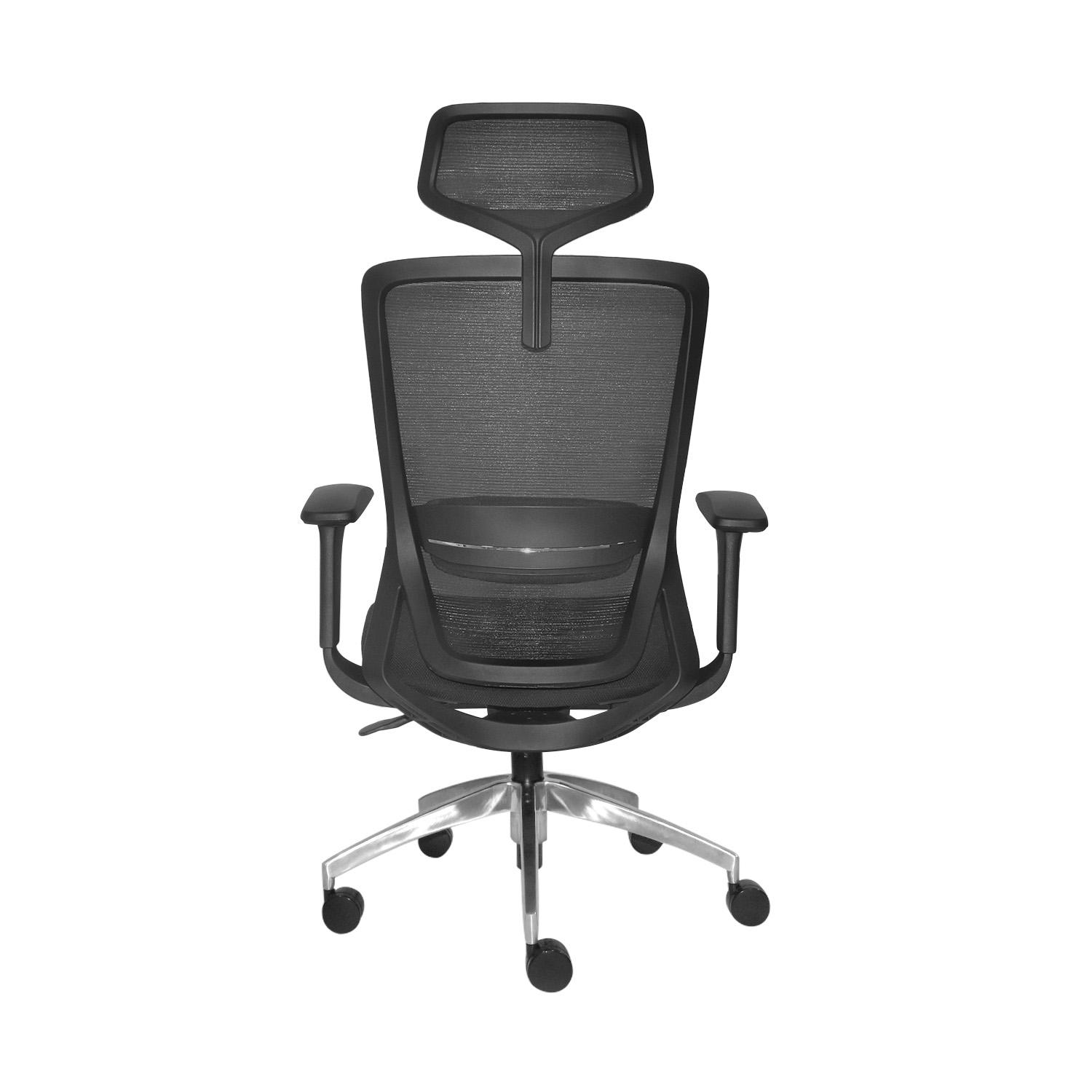 SILLA ERGONÓMICA LOOP PRESIDENTE 4D ALUMINIO NEGRO OFIDEAS - 6