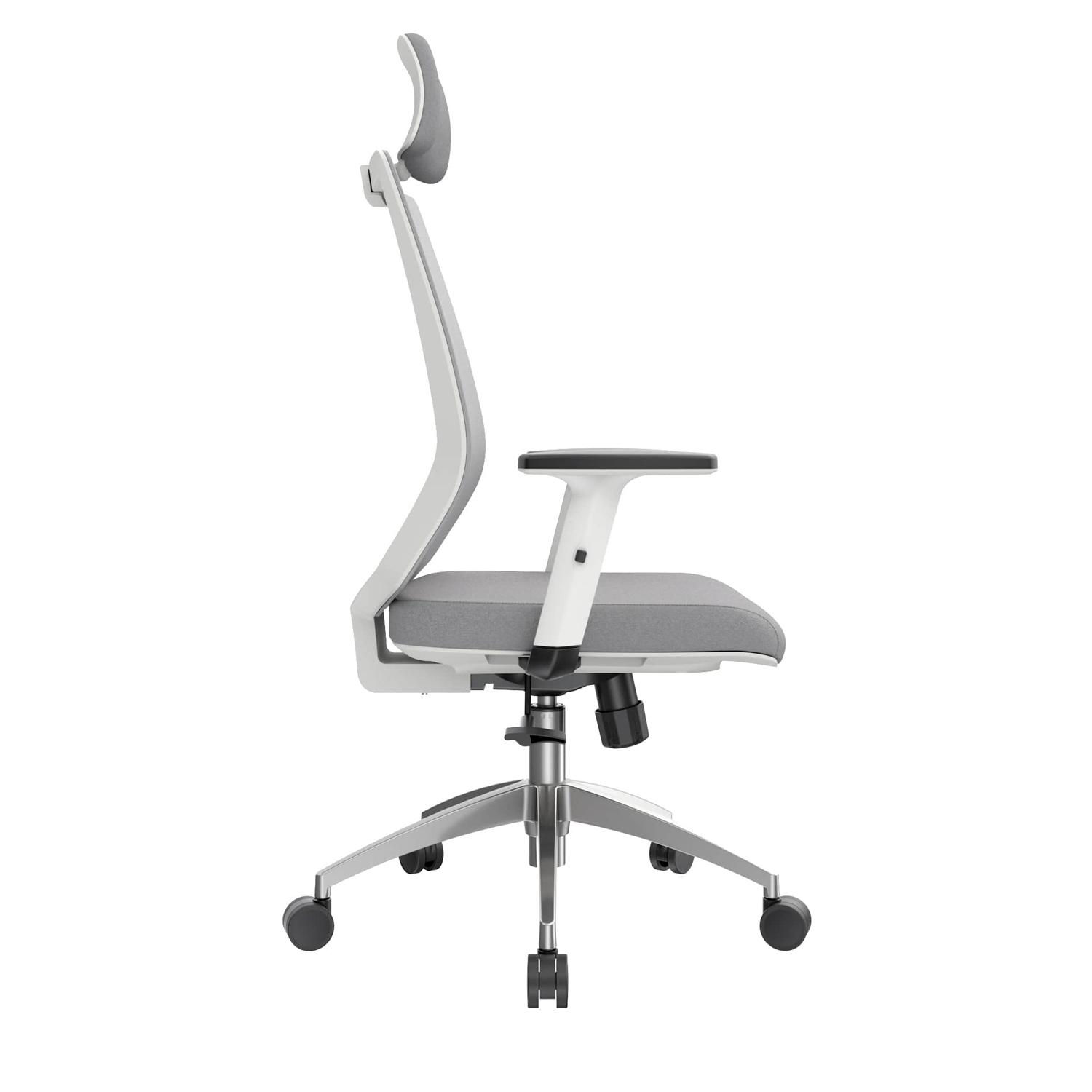SILLA ERGONÓMICA AERON PRESIDENTE BRAZOS 1D ALUMINIO GRIS EB OFIDEAS - 3