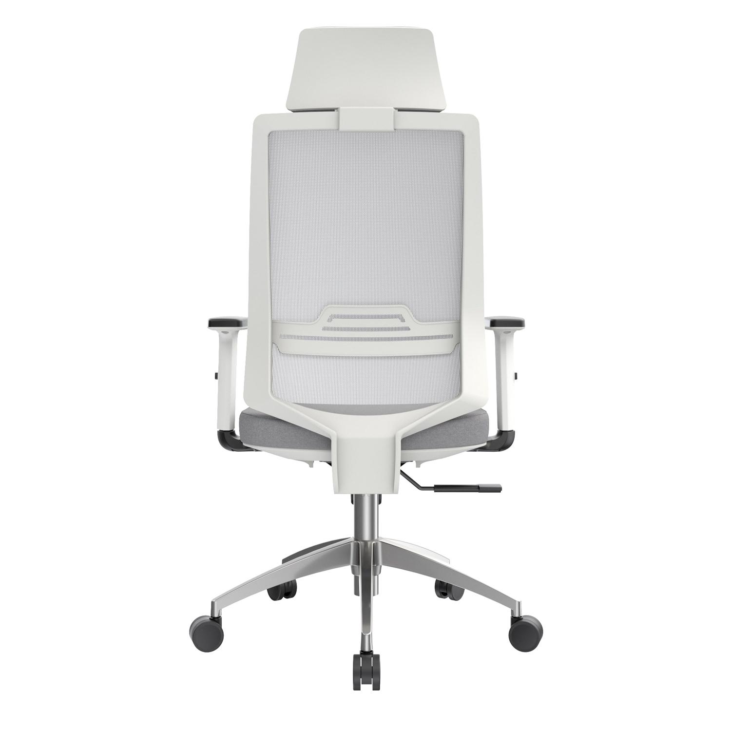 SILLA ERGONÓMICA AERON PRESIDENTE BRAZOS 1D ALUMINIO GRIS EB OFIDEAS - 4