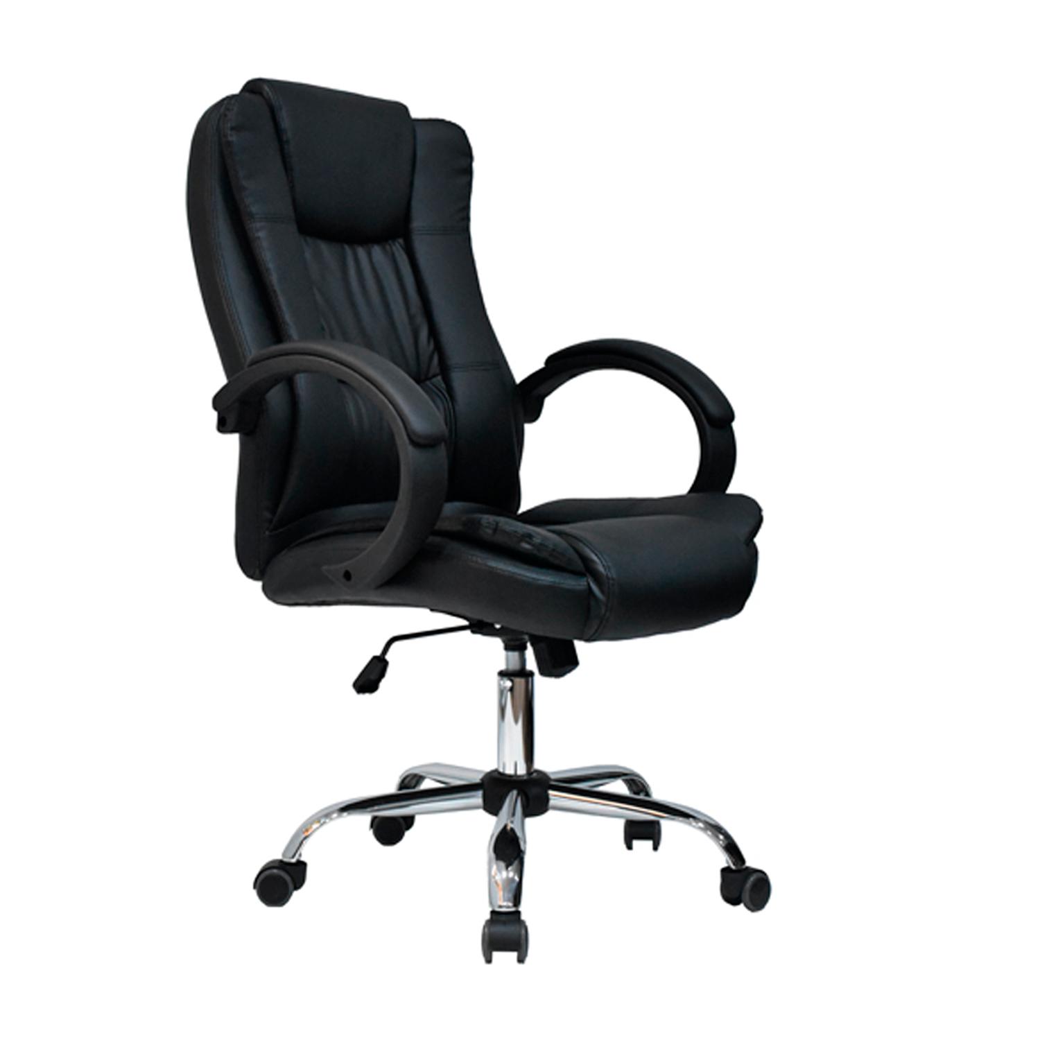 SILLA ERGONÓMICA LEXUS SG PRESIDENTE CUERO NEGRO OFIDEAS - 1